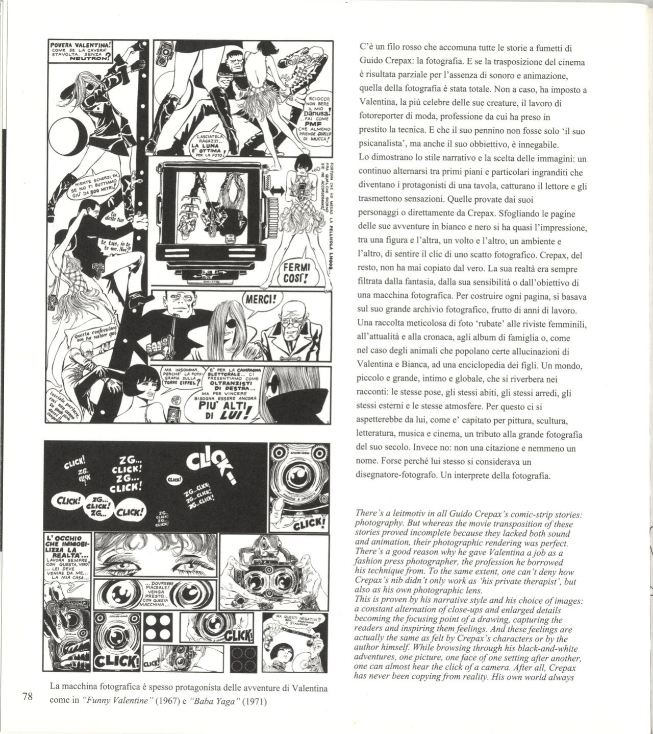 Crepax Portrait d'un Artiste (EN) (IT) (FR)