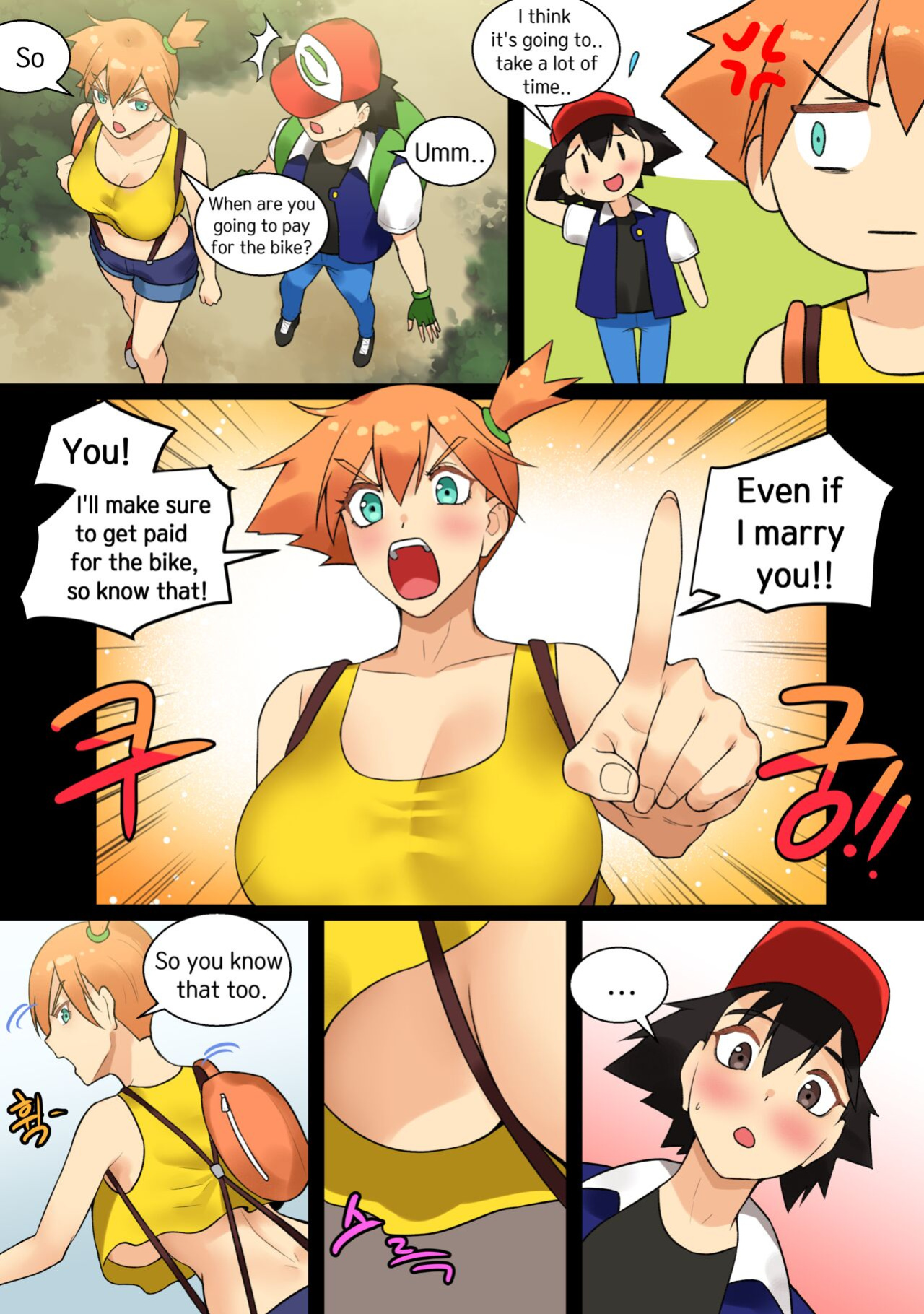Ash x Misty (Trip with Pikachu 1- 5) HSD