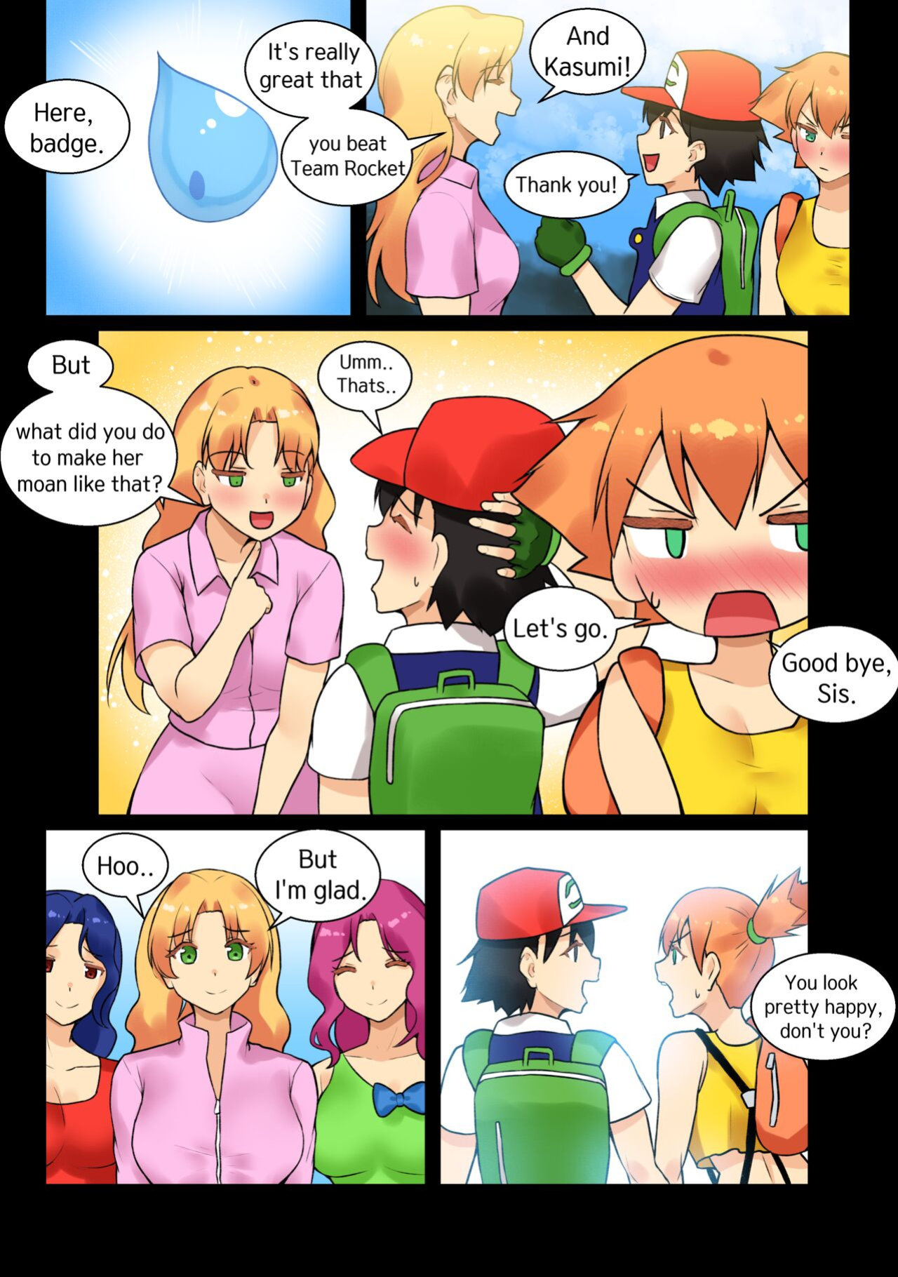 Ash x Misty (Trip with Pikachu 1- 5) HSD