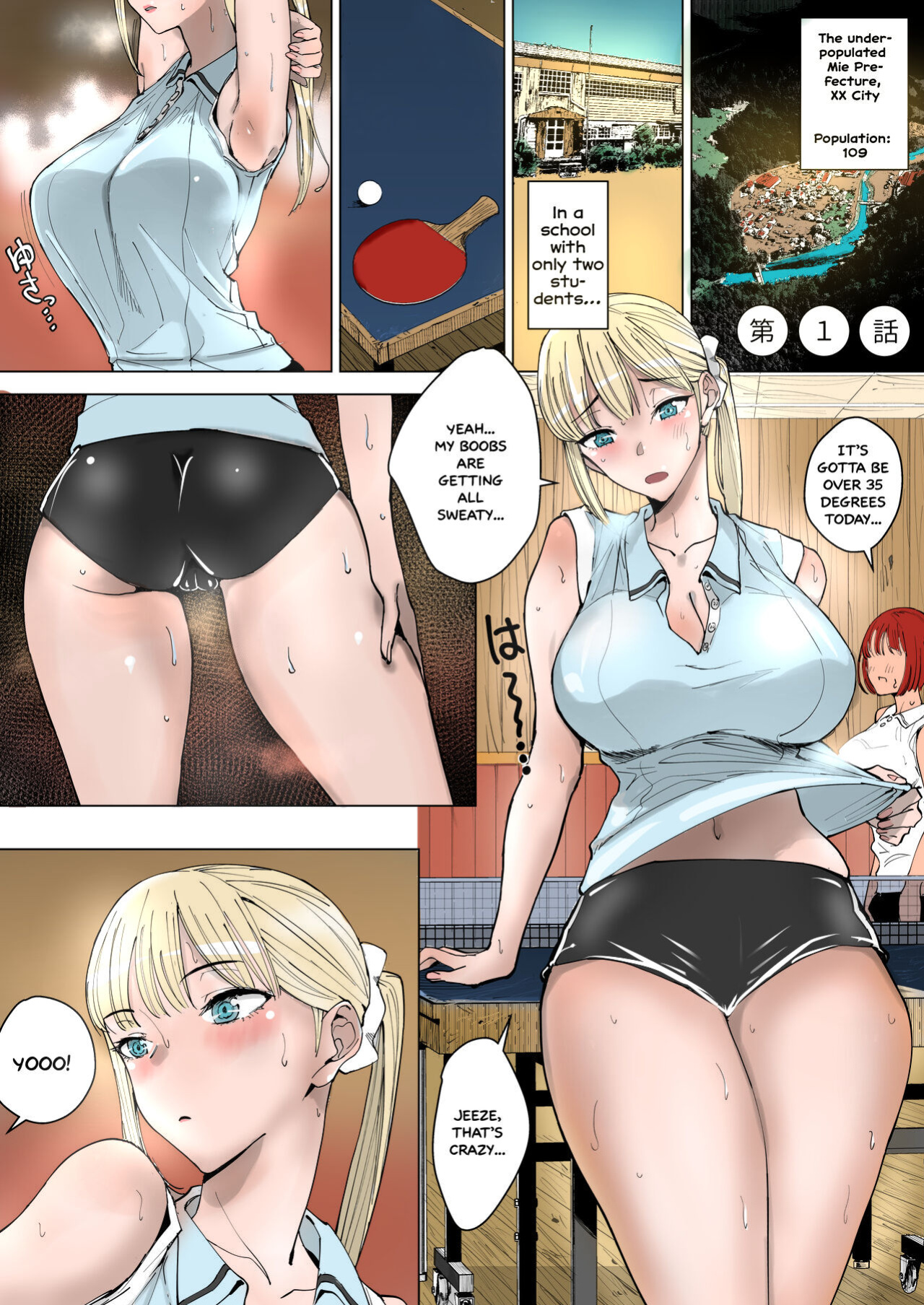 [Gensou Pump] Ecchi na Fuushuu ga Aru Kaso Shuuraku no Ohanashi | The Story of a Small Village With a Sexy Custom [Colorized]