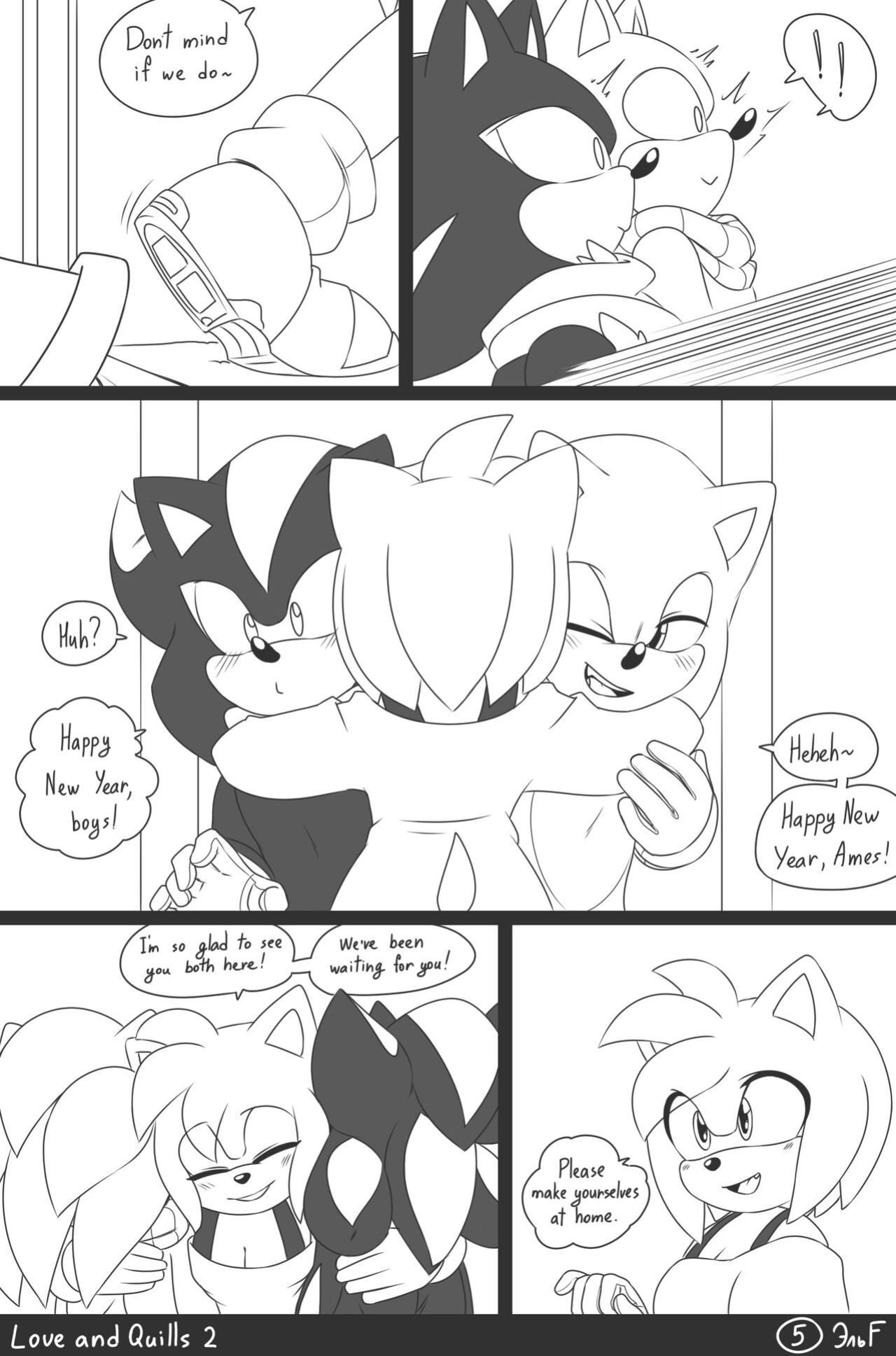 [Krazyelf] Love and Quills 2 (Sonic the Hedgehog) (+extras)