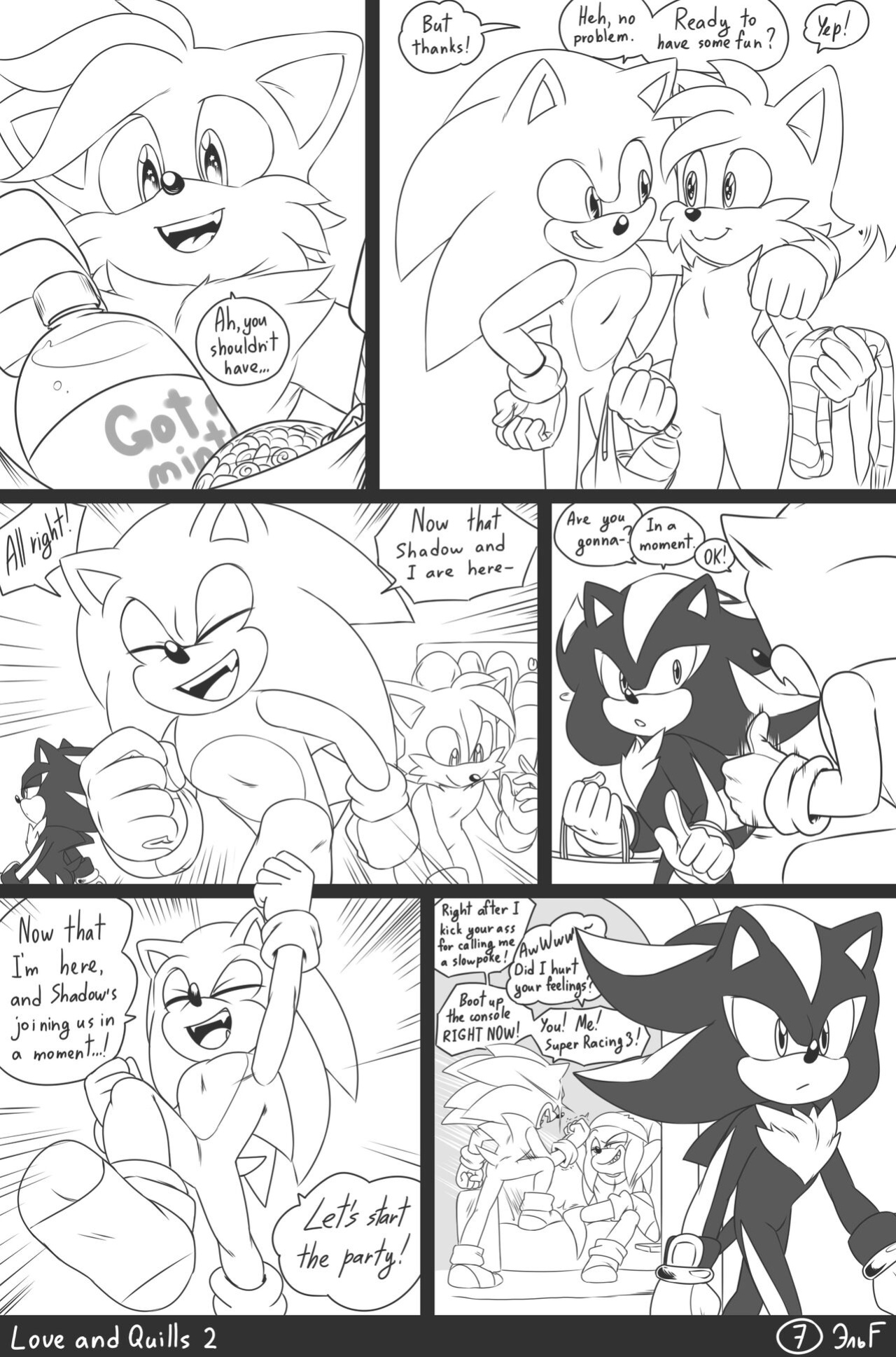 [Krazyelf] Love and Quills 2 (Sonic the Hedgehog) (+extras)
