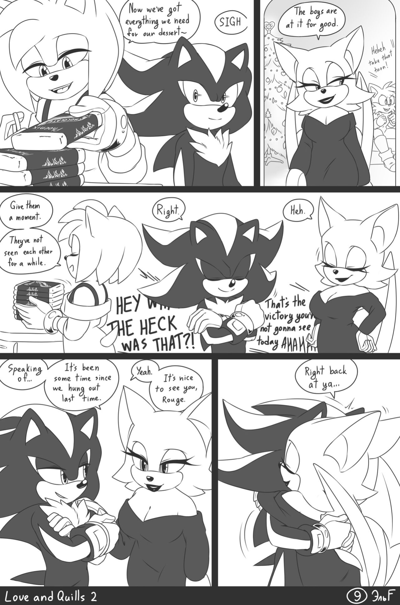 [Krazyelf] Love and Quills 2 (Sonic the Hedgehog) (+extras)