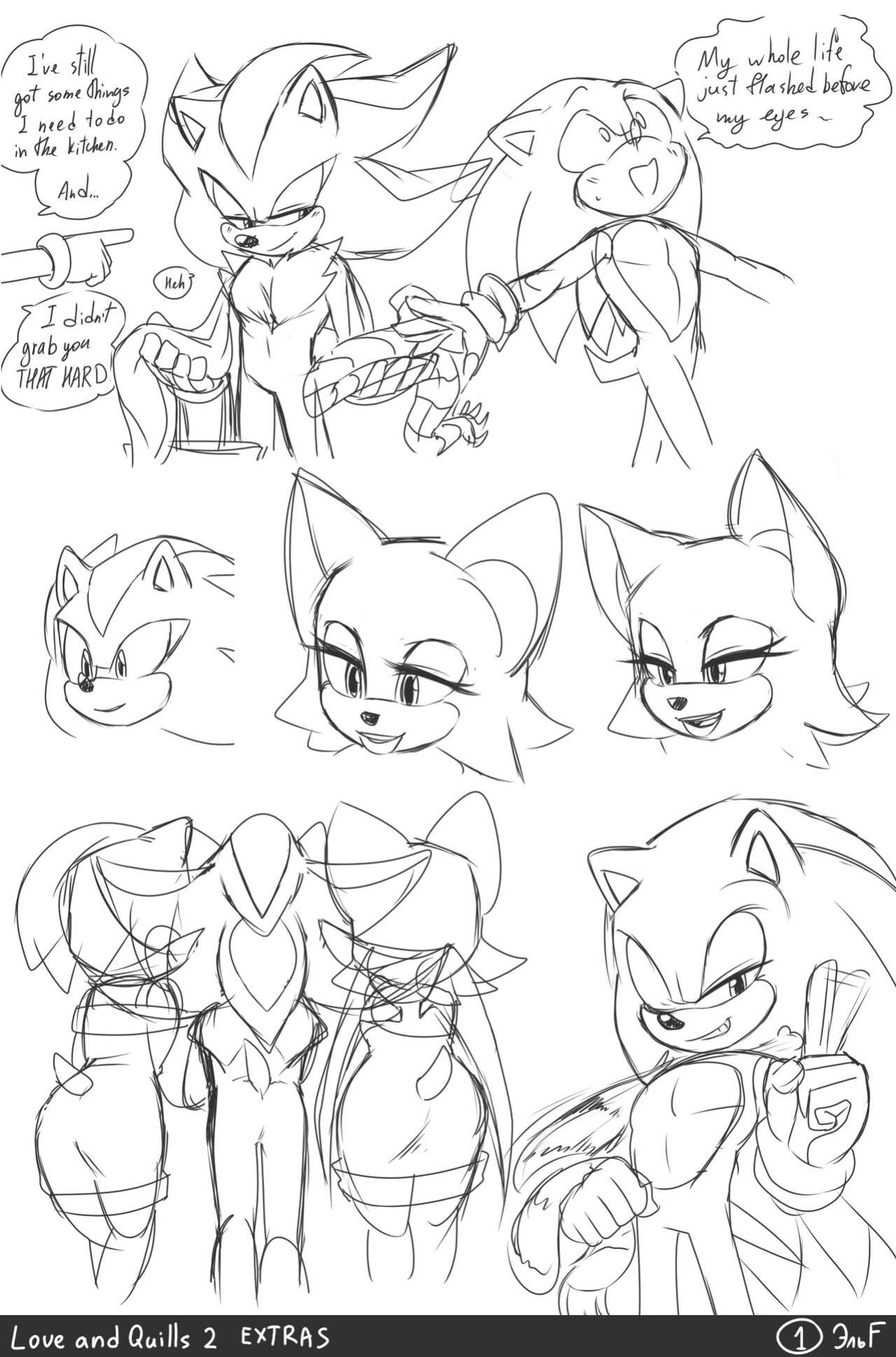 [Krazyelf] Love and Quills 2 (Sonic the Hedgehog) (+extras)