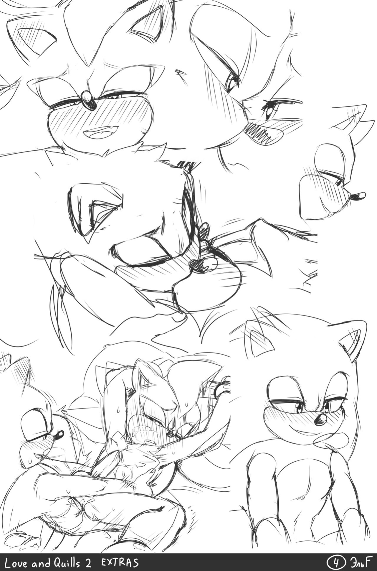 [Krazyelf] Love and Quills 2 (Sonic the Hedgehog) (+extras)