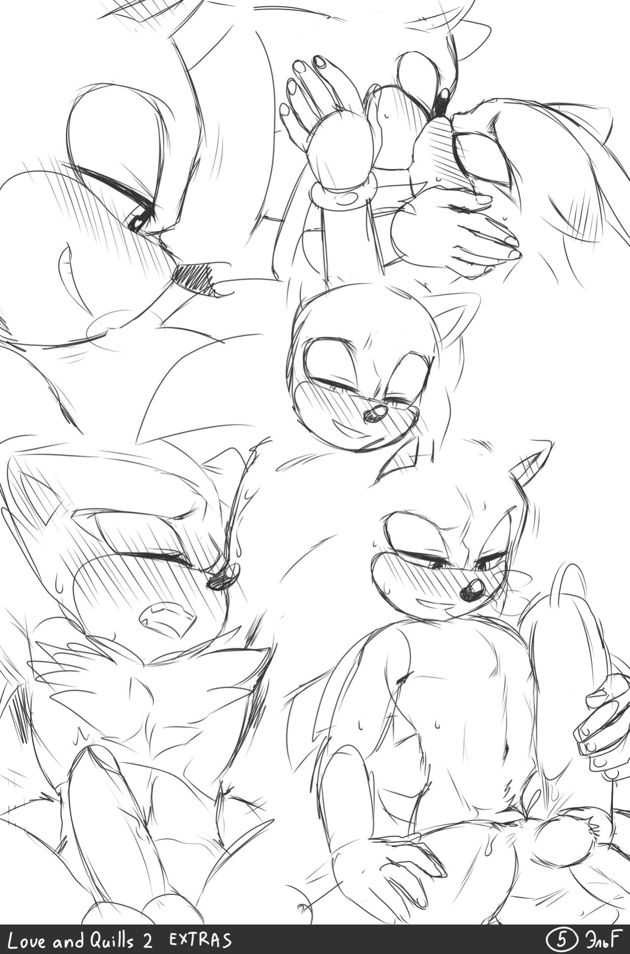 [Krazyelf] Love and Quills 2 (Sonic the Hedgehog) (+extras)