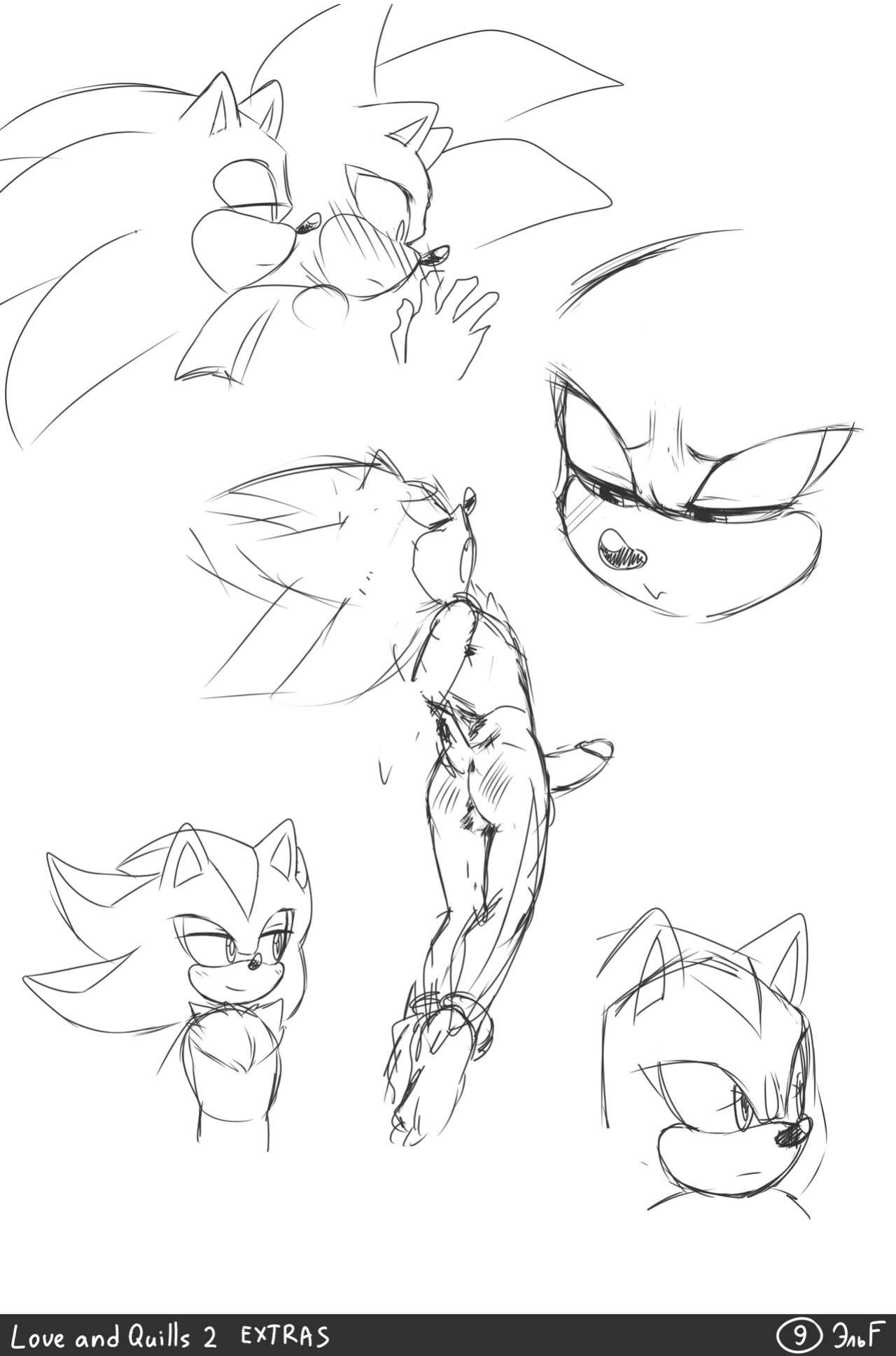 [Krazyelf] Love and Quills 2 (Sonic the Hedgehog) (+extras)
