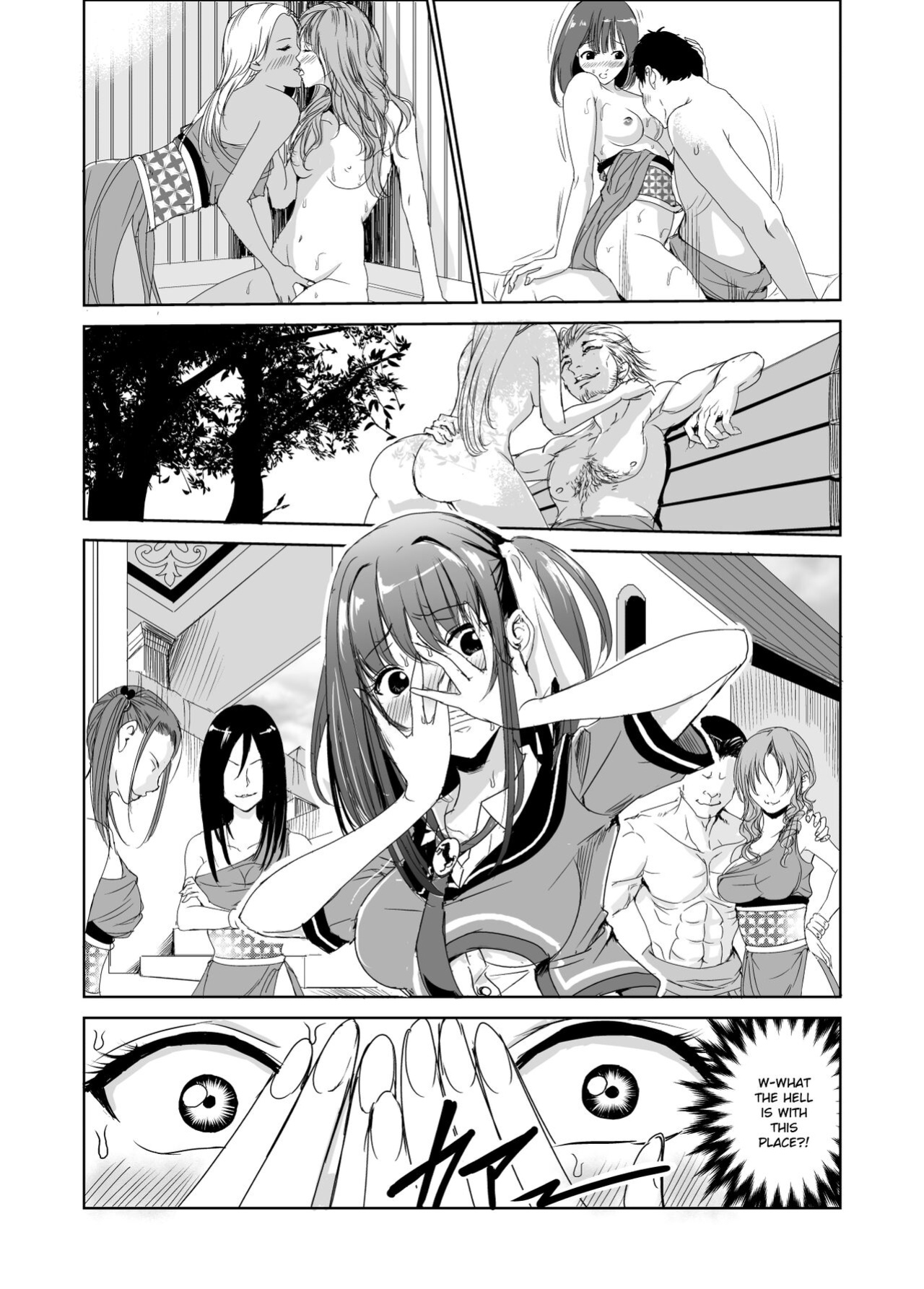 [Raid Socks (Tricky)] Tsuyagari Mura 2 ~Kareshi o Mamoru Tame Hikyou no Mura de Kyousei Gohoushi & NTR Sex~ [RuruScanlations]