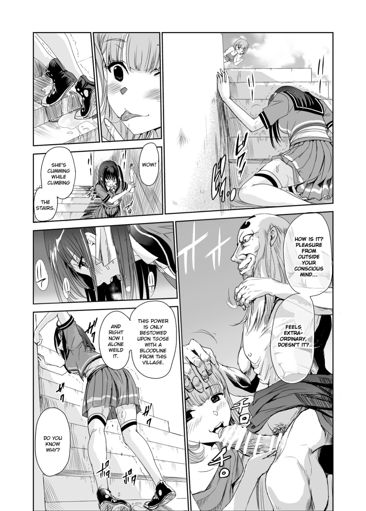[Raid Socks (Tricky)] Tsuyagari Mura 2 ~Kareshi o Mamoru Tame Hikyou no Mura de Kyousei Gohoushi & NTR Sex~ [RuruScanlations]