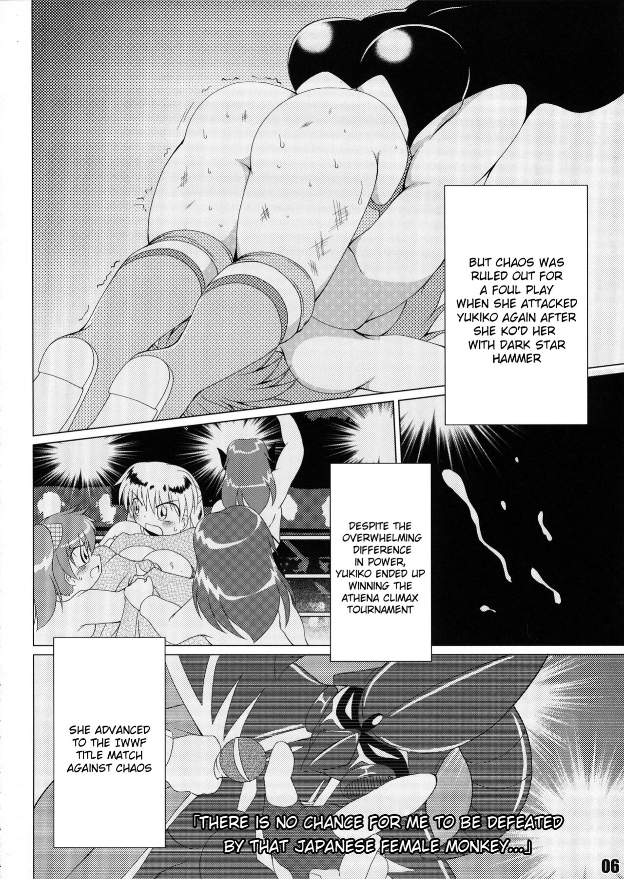 (COMIC1☆6) [Soket=Pocket (Soket)] Mighty Yukiko vs Dark Star Chaos (FALLIN' ANGELS4 (WRESTLE ANGELS))