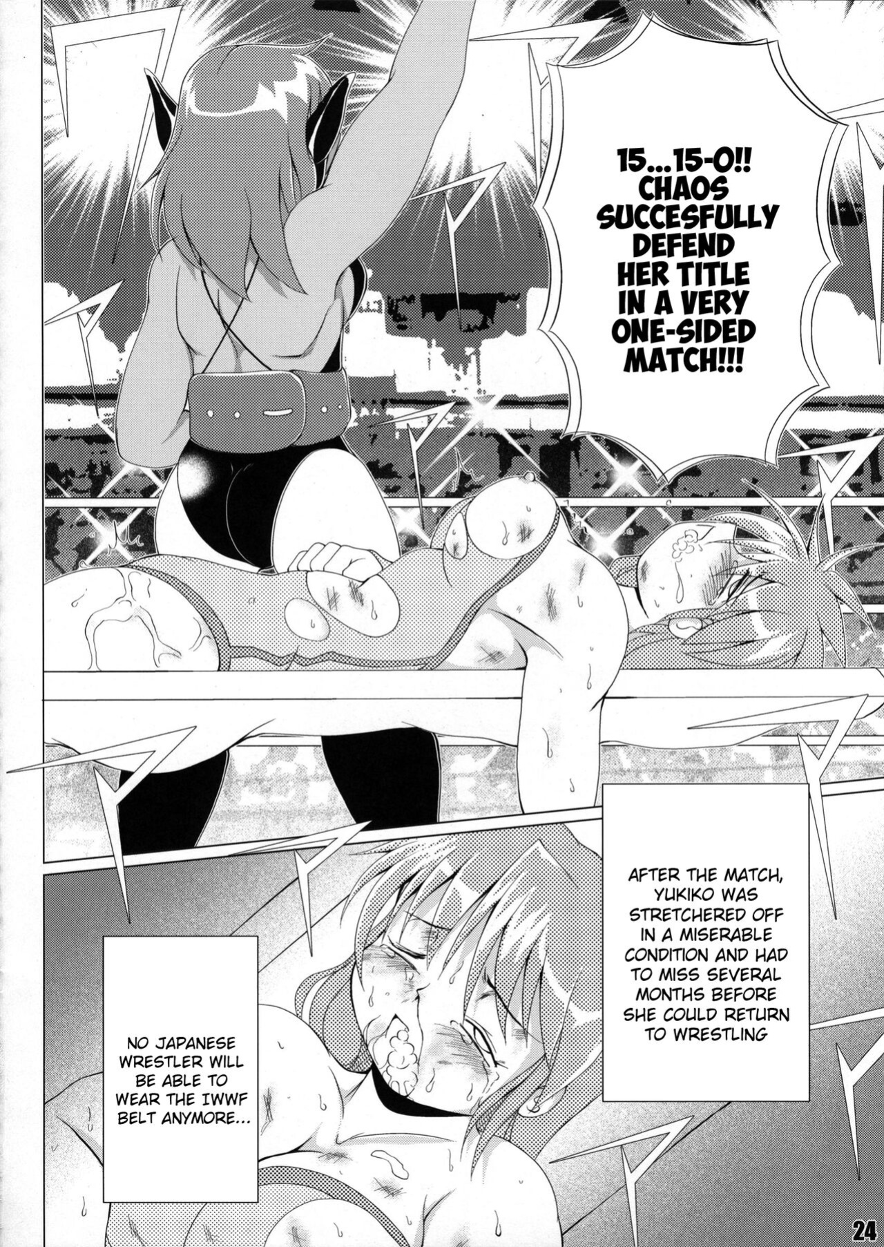 (COMIC1☆6) [Soket=Pocket (Soket)] Mighty Yukiko vs Dark Star Chaos (FALLIN' ANGELS4 (WRESTLE ANGELS))