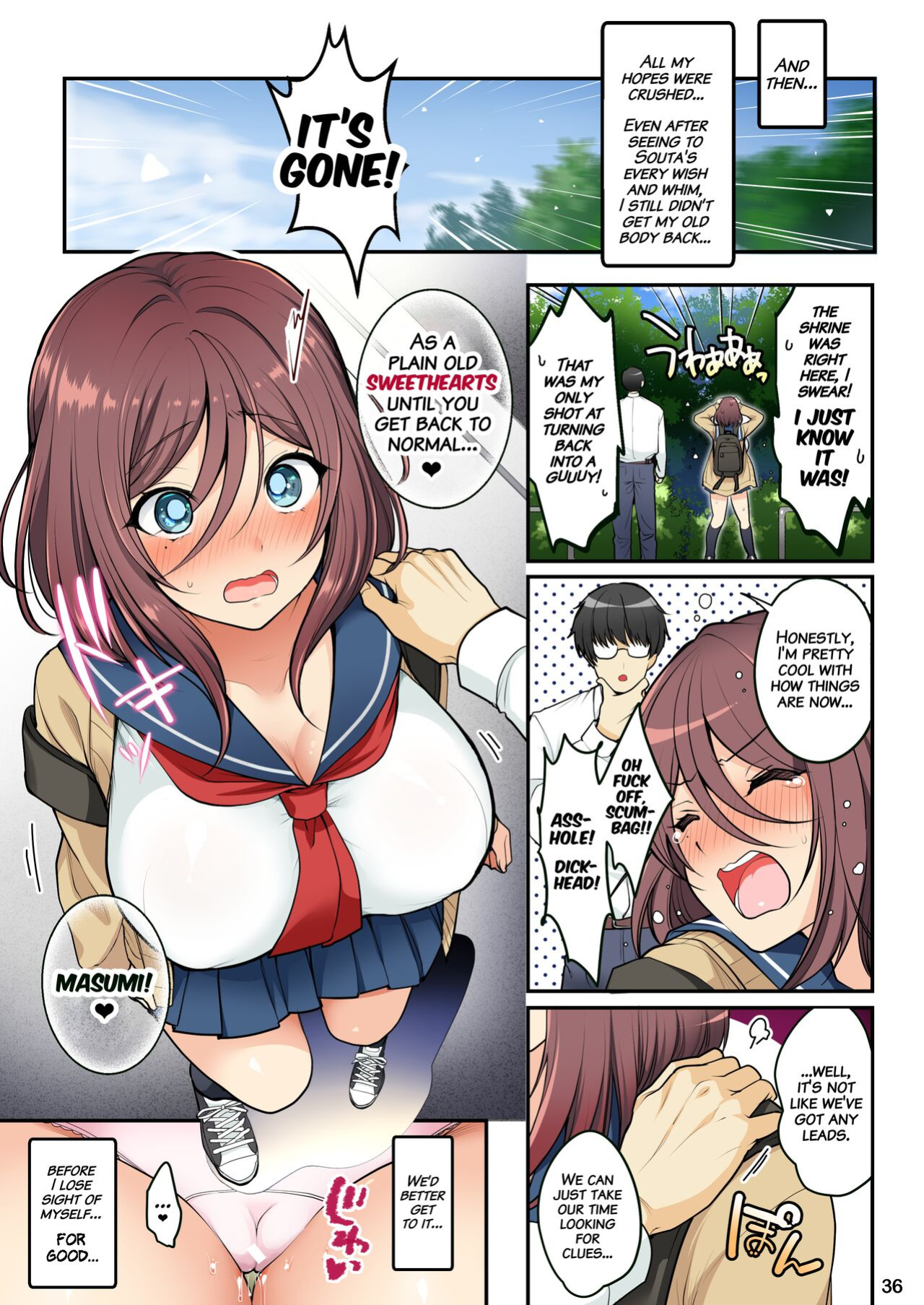 [Kakukonoka (Menoko)] Ore o Onna ni Shita Yuujin ni Nyotaika shita Karada o Sukikatte sareru | The Time My Friend Turned Me Into His Girl Lover and Plaything [Saint Quartz Scans]