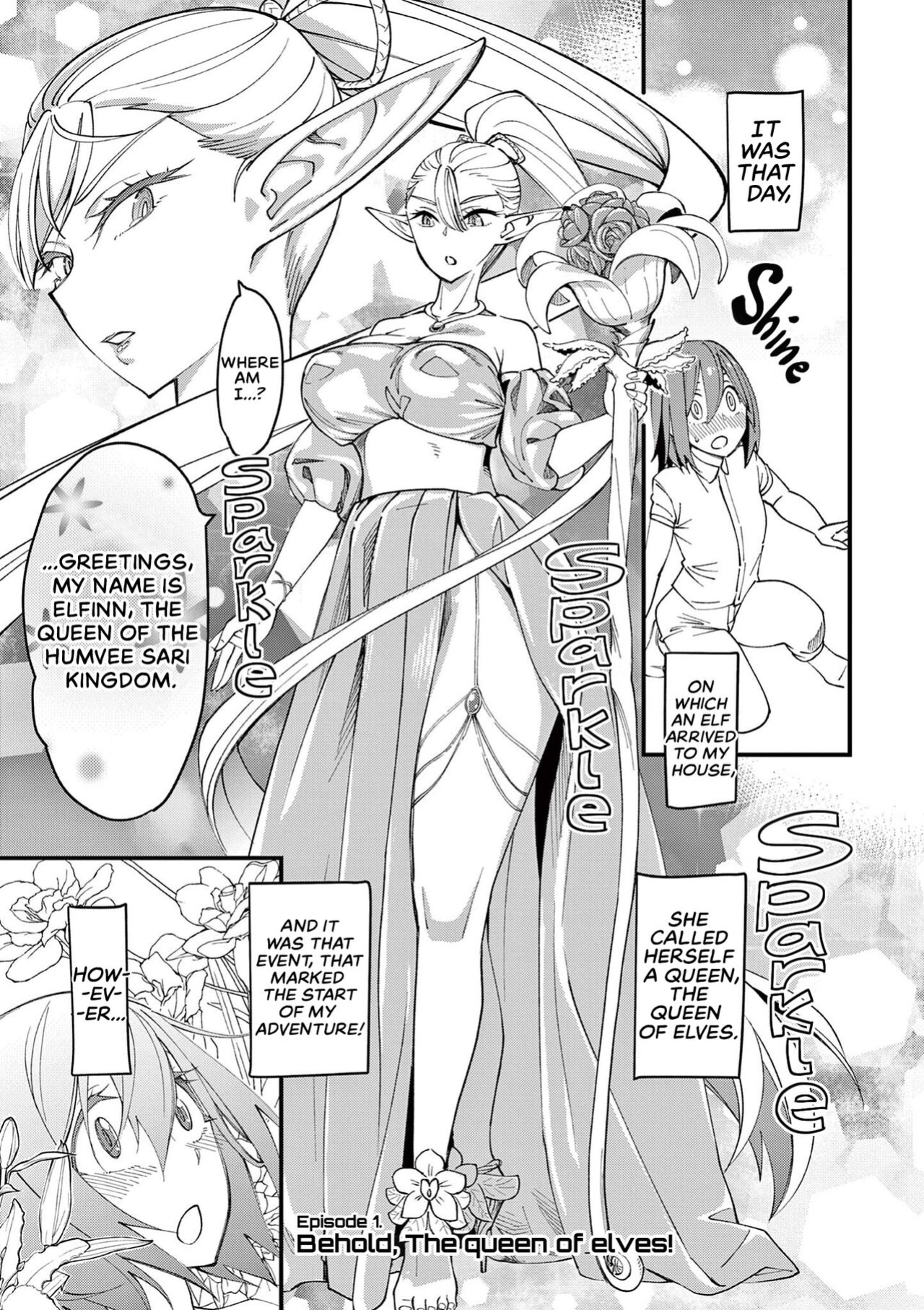 [clover] Elf ga Joou-sama! Ch. 1 | That Elf is My Queen! Ch. 1 Vol.1 [The Crimson Star TL]