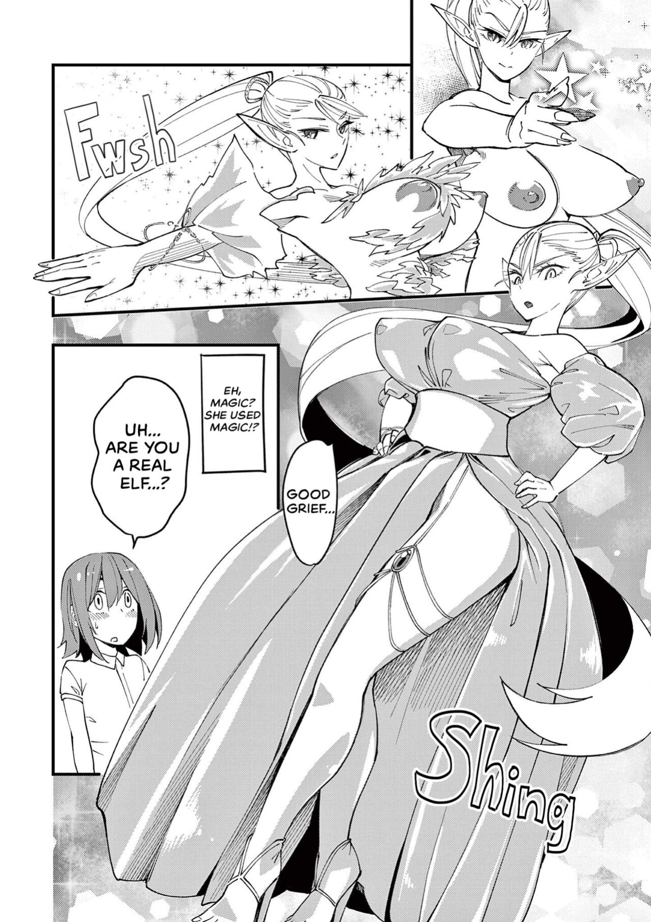 [clover] Elf ga Joou-sama! Ch. 1 | That Elf is My Queen! Ch. 1 Vol.1 [The Crimson Star TL]