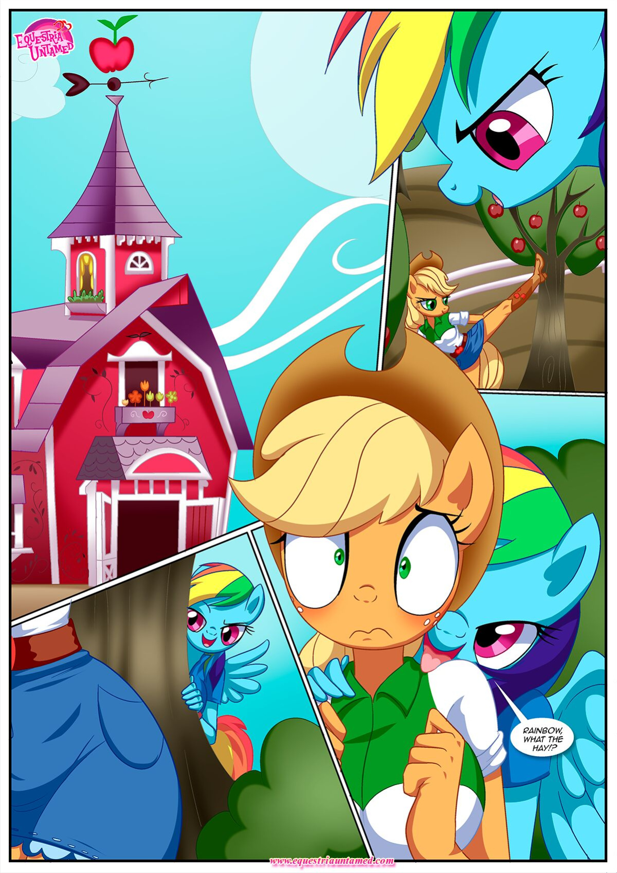 [Palcomix] Behind Closed Barn Doors | (My Little Pony: Friendship is Magic) (Complete)