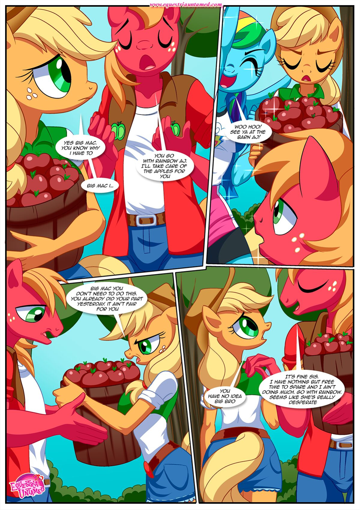[Palcomix] Behind Closed Barn Doors | (My Little Pony: Friendship is Magic) (Complete)