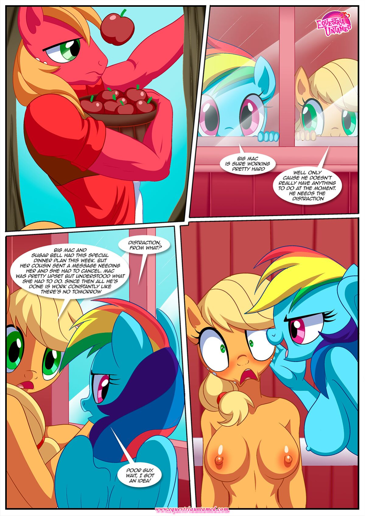 [Palcomix] Behind Closed Barn Doors | (My Little Pony: Friendship is Magic) (Complete)