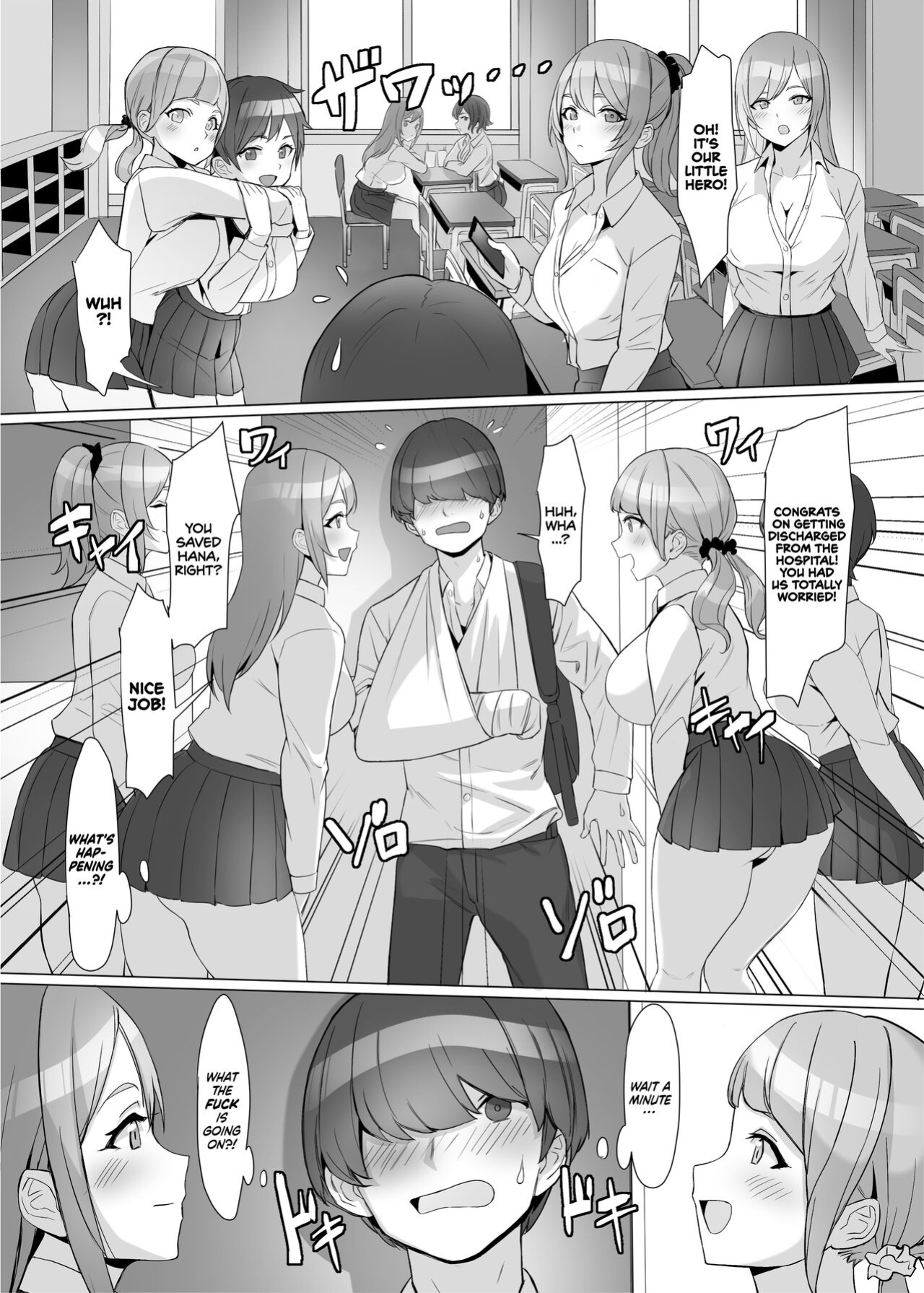 [Shiroganean (Kuromogu)] Gal o Tasuketara Isekai Tenseikyuu no ReaJuu Seikatsu ga Hajimatta!? | I Saved a Gyaru and Now I'm a Normie!? [head empty + friends]