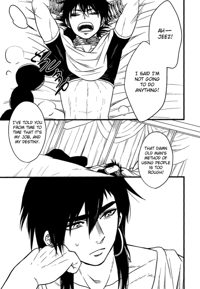 [Joukikikansha (Arika)] Don't reveal my true intentions! (Magi: The Labyrinth of Magic)[silver lining]