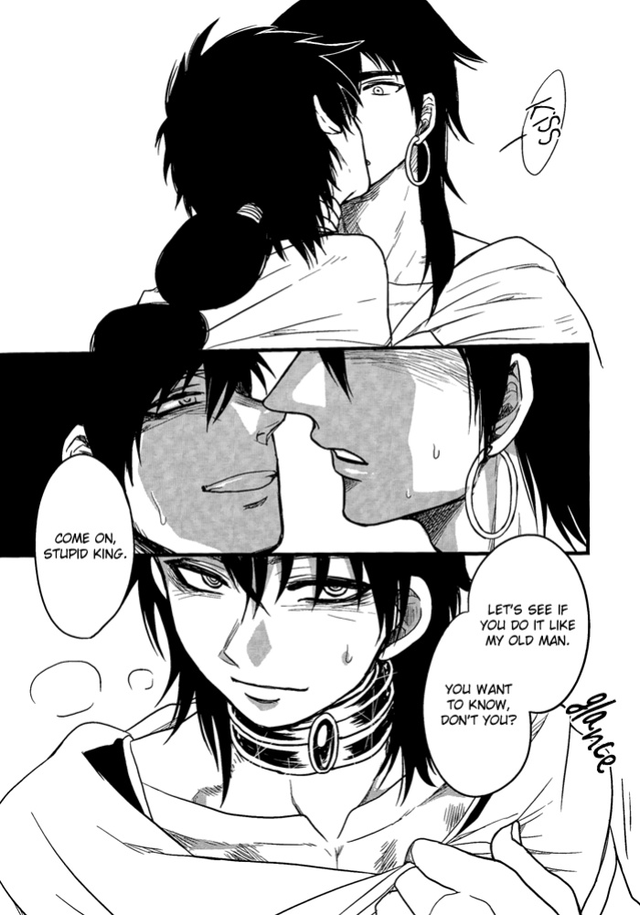 [Joukikikansha (Arika)] Don't reveal my true intentions! (Magi: The Labyrinth of Magic)[silver lining]