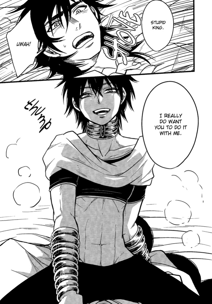 [Joukikikansha (Arika)] Don't reveal my true intentions! (Magi: The Labyrinth of Magic)[silver lining]