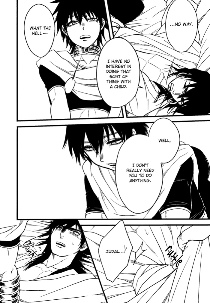 [Joukikikansha (Arika)] Don't reveal my true intentions! (Magi: The Labyrinth of Magic)[silver lining]