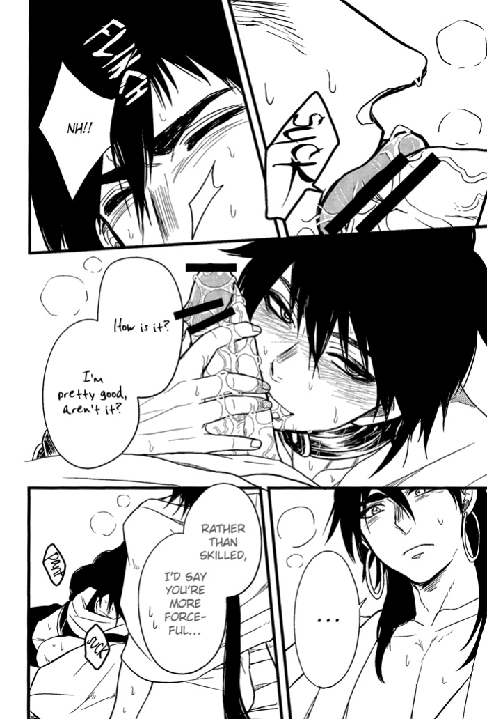 [Joukikikansha (Arika)] Don't reveal my true intentions! (Magi: The Labyrinth of Magic)[silver lining]