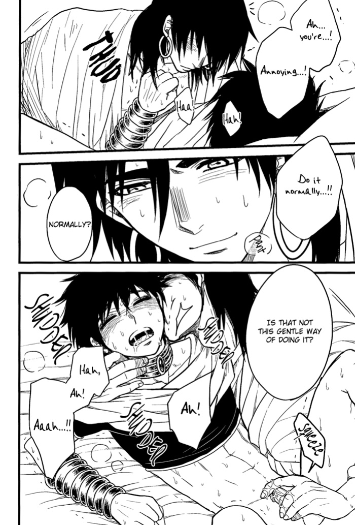 [Joukikikansha (Arika)] Don't reveal my true intentions! (Magi: The Labyrinth of Magic)[silver lining]