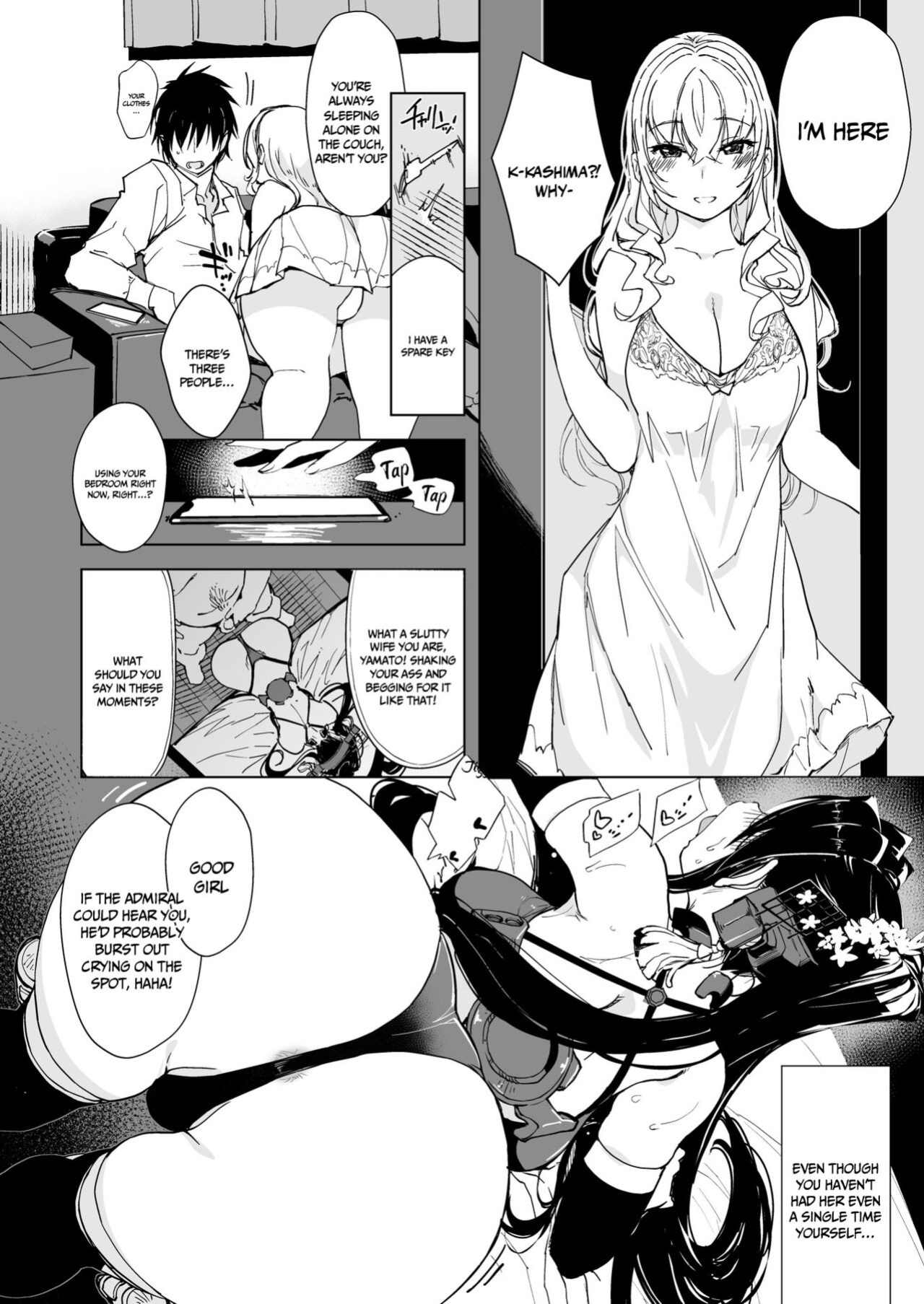 [Xration (mil)] Hishokan Kashima no Houkokusho 4 | Report of the Secretary Kashima 4 (Kantai Collection -KanColle-)
