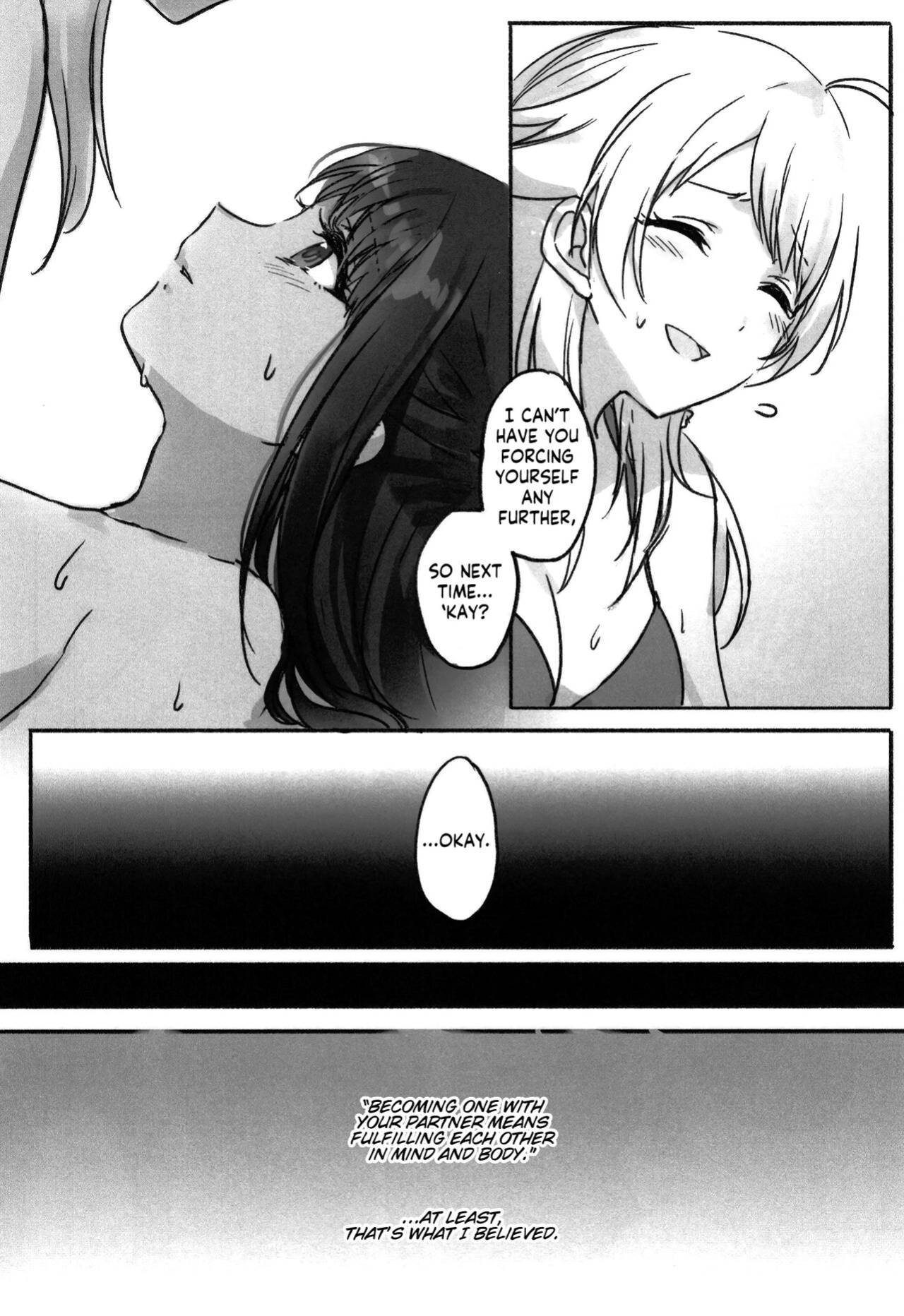 (2021-03 Akihabara Chou Doujinsai) [Tsuki no Uragawa (Romi)] Hachimiya-san to Kazano-san wa Sex ga Dekinai (THE iDOLM@STER: Shiny Colors) [GenericWeeb]