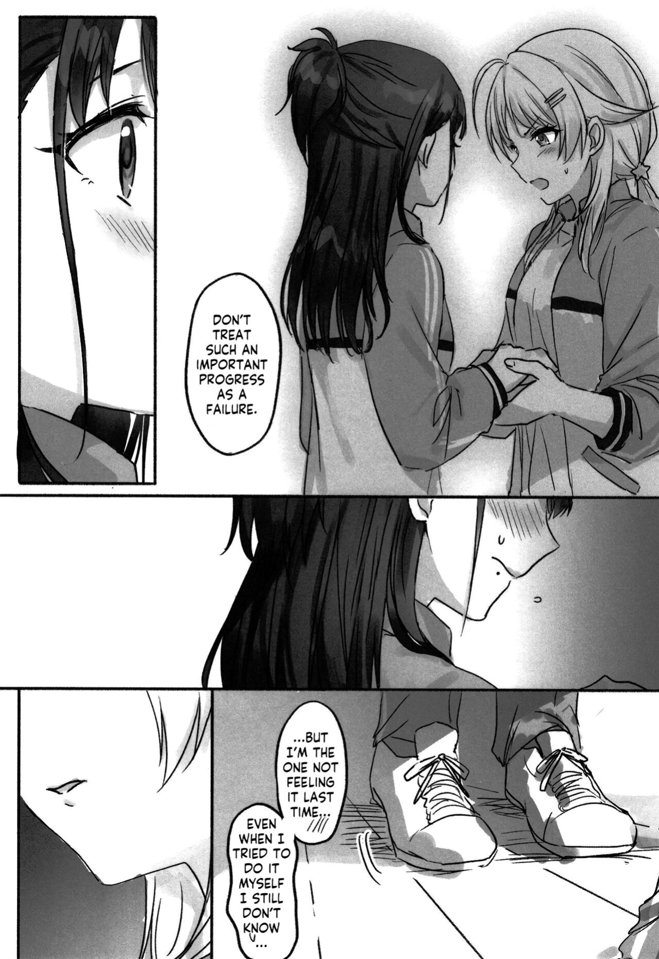(2021-03 Akihabara Chou Doujinsai) [Tsuki no Uragawa (Romi)] Hachimiya-san to Kazano-san wa Sex ga Dekinai (THE iDOLM@STER: Shiny Colors) [GenericWeeb]