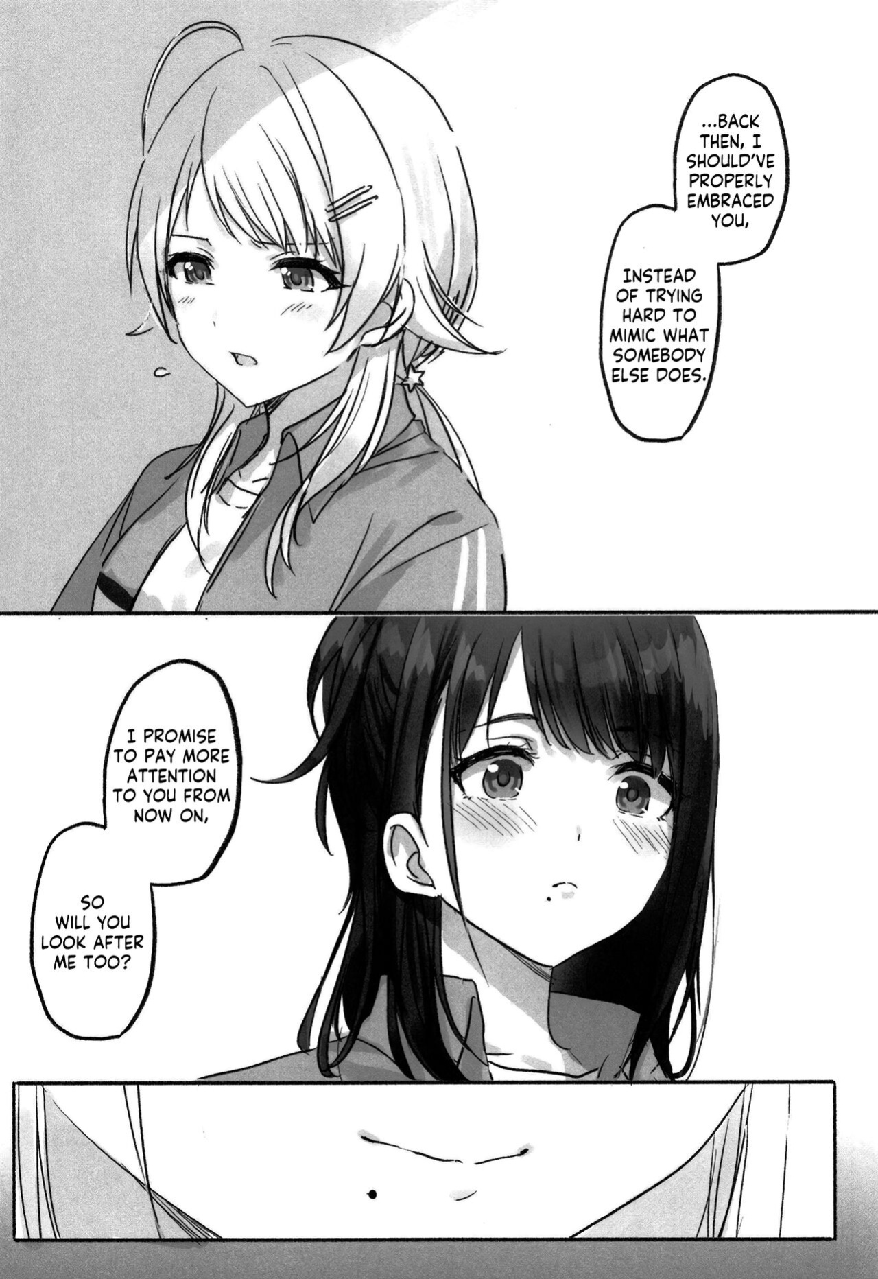 (2021-03 Akihabara Chou Doujinsai) [Tsuki no Uragawa (Romi)] Hachimiya-san to Kazano-san wa Sex ga Dekinai (THE iDOLM@STER: Shiny Colors) [GenericWeeb]