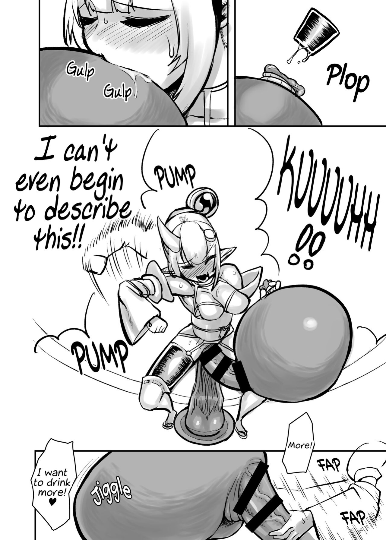 [Nisin Sansin (Nisin)] Futanari Oni no Onitamazake | Futanari Demon's Oni Nut Sake