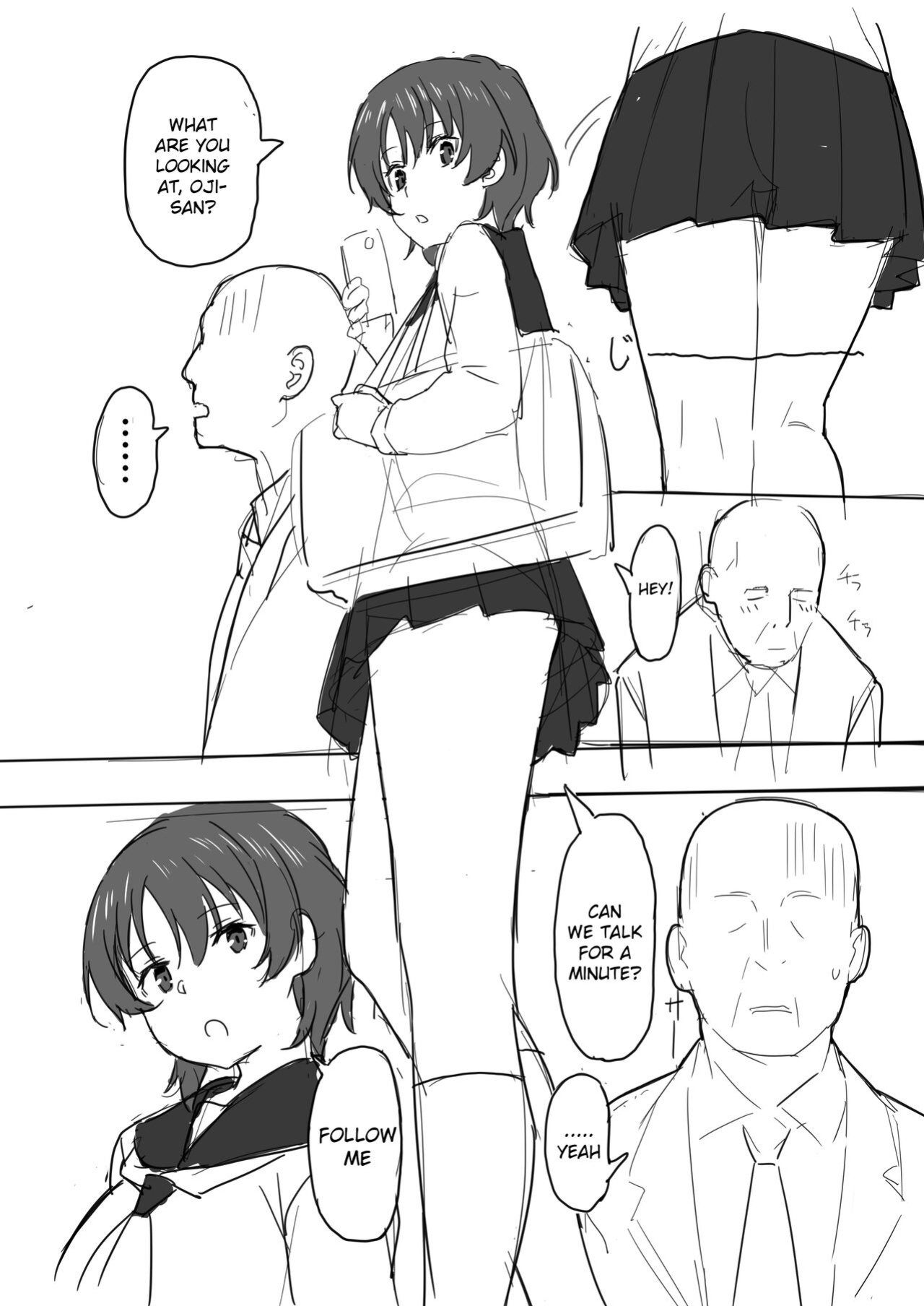 (C99) [Kamagabuchi (Hatanaka)] Schoolgirl and Old Man [Gagak_Ireng]