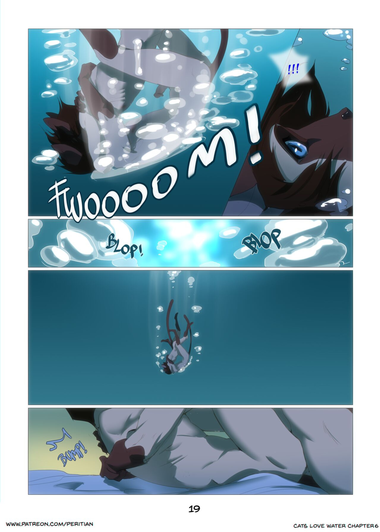 [Peritian] Cats love water 6