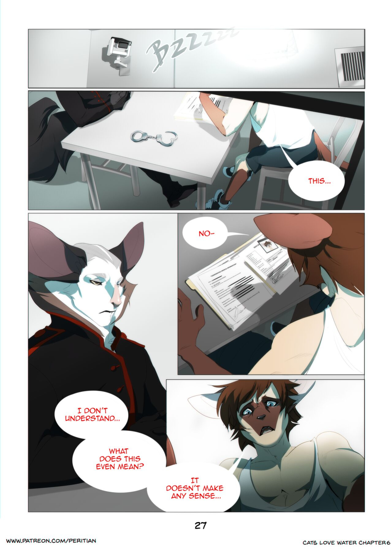 [Peritian] Cats love water 6