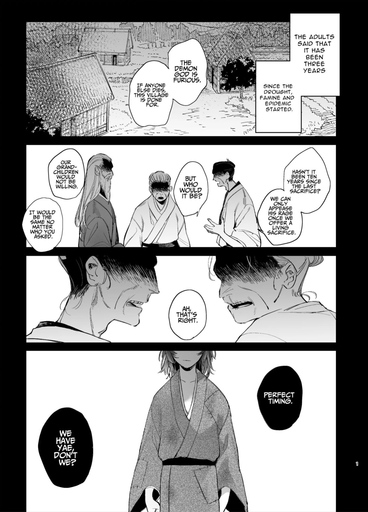 [Umenegi Daimyoujin (Umekoppe)] Ikenie Onna Wa Kodokuna Kijin Sama Ni Ban Kōbi De To Sareru | The Sacrificial Maiden Corrupted by Coupling With an Oni