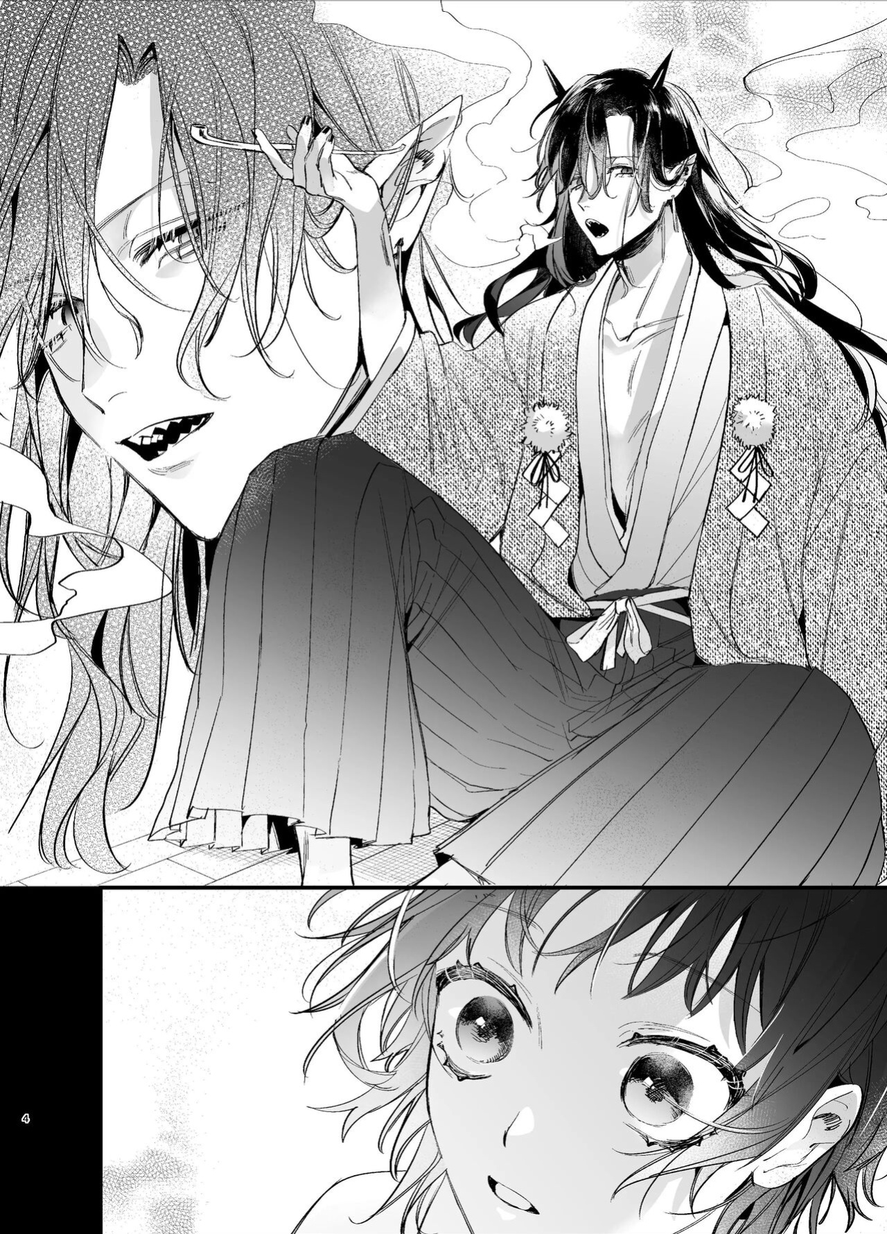 [Umenegi Daimyoujin (Umekoppe)] Ikenie Onna Wa Kodokuna Kijin Sama Ni Ban Kōbi De To Sareru | The Sacrificial Maiden Corrupted by Coupling With an Oni