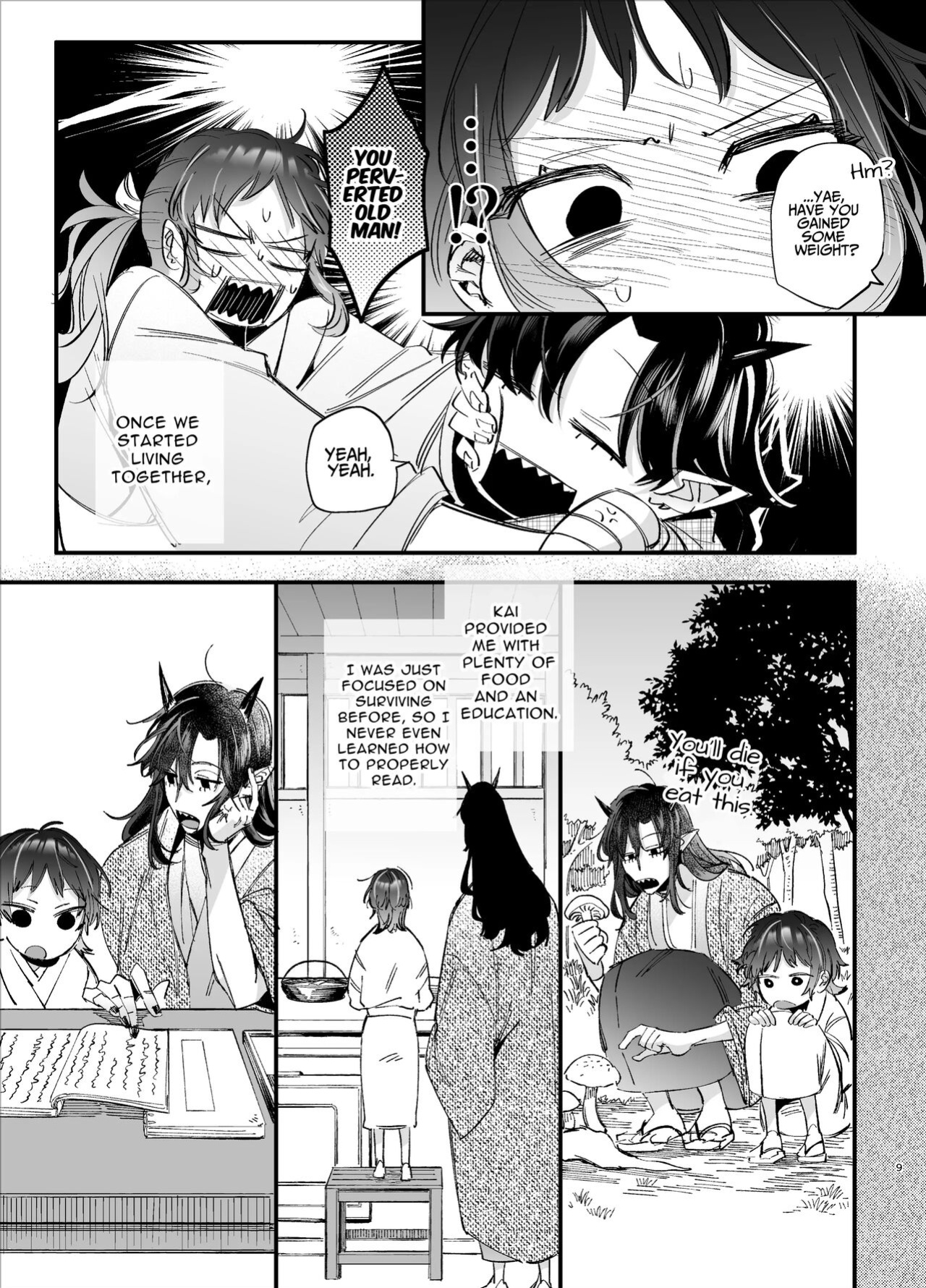[Umenegi Daimyoujin (Umekoppe)] Ikenie Onna Wa Kodokuna Kijin Sama Ni Ban Kōbi De To Sareru | The Sacrificial Maiden Corrupted by Coupling With an Oni