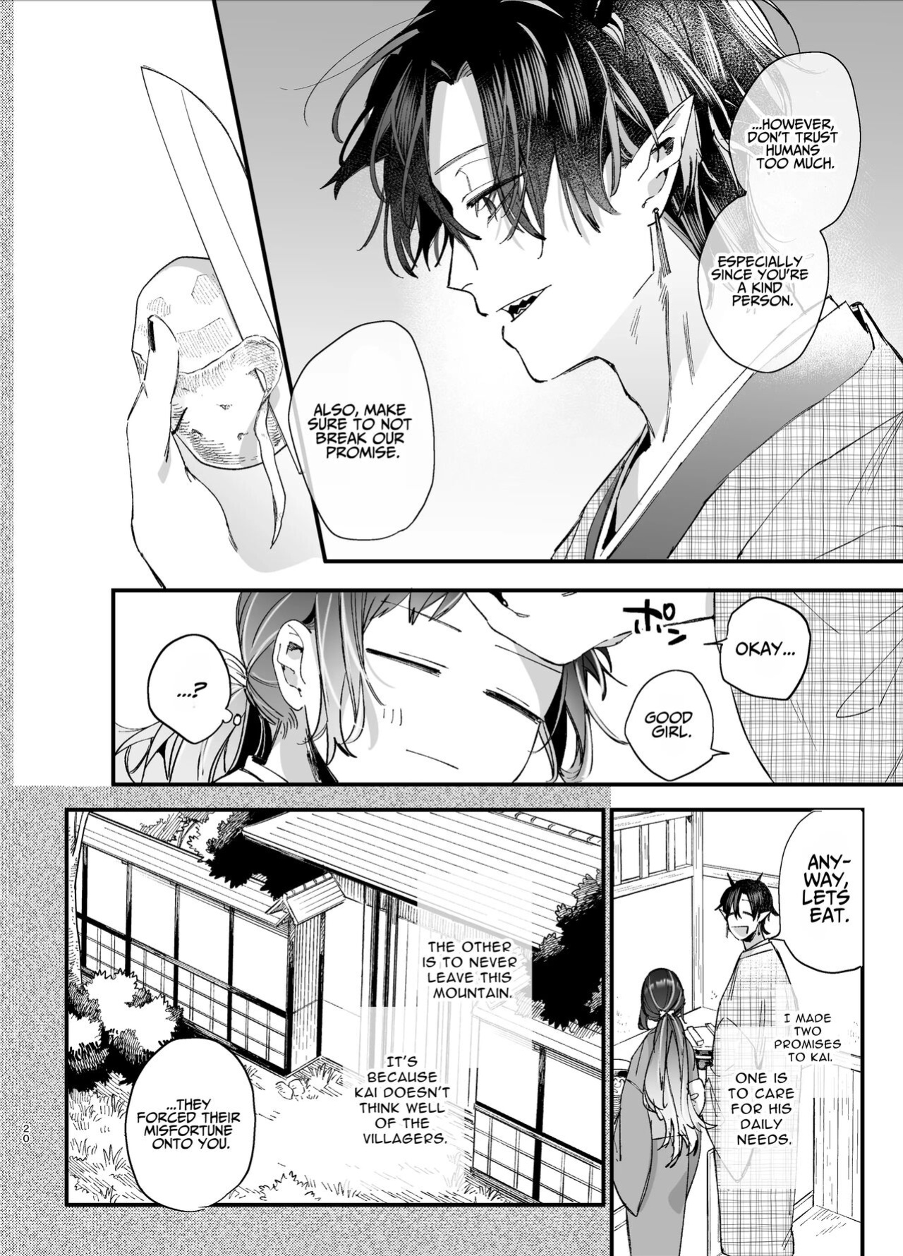 [Umenegi Daimyoujin (Umekoppe)] Ikenie Onna Wa Kodokuna Kijin Sama Ni Ban Kōbi De To Sareru | The Sacrificial Maiden Corrupted by Coupling With an Oni