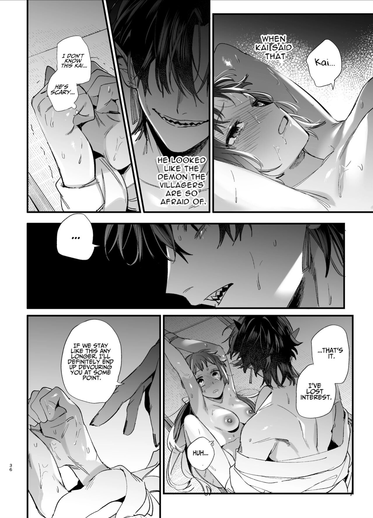 [Umenegi Daimyoujin (Umekoppe)] Ikenie Onna Wa Kodokuna Kijin Sama Ni Ban Kōbi De To Sareru | The Sacrificial Maiden Corrupted by Coupling With an Oni