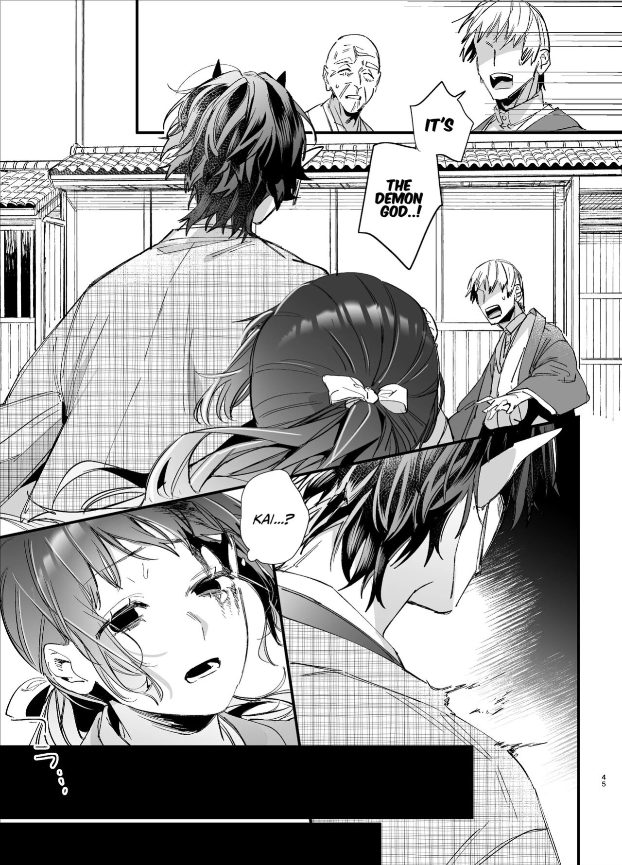 [Umenegi Daimyoujin (Umekoppe)] Ikenie Onna Wa Kodokuna Kijin Sama Ni Ban Kōbi De To Sareru | The Sacrificial Maiden Corrupted by Coupling With an Oni