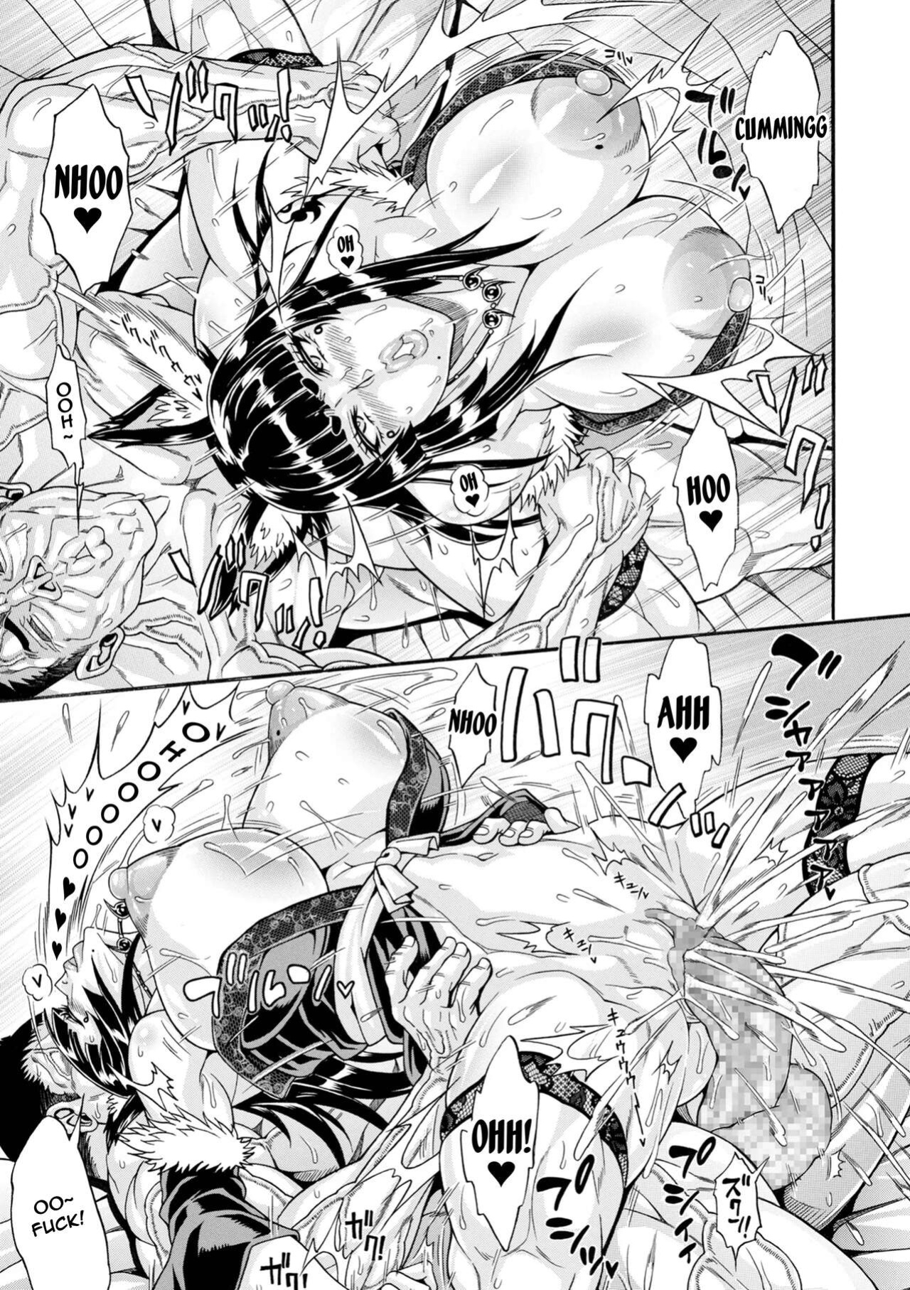 [Andou Hiroyuki] Dosukebe Chinpo Dorei ~Yokai Nekomata~ (COMIC KURiBERON DUMA 2022-04 Vol. 35) [PissPoor Translation]