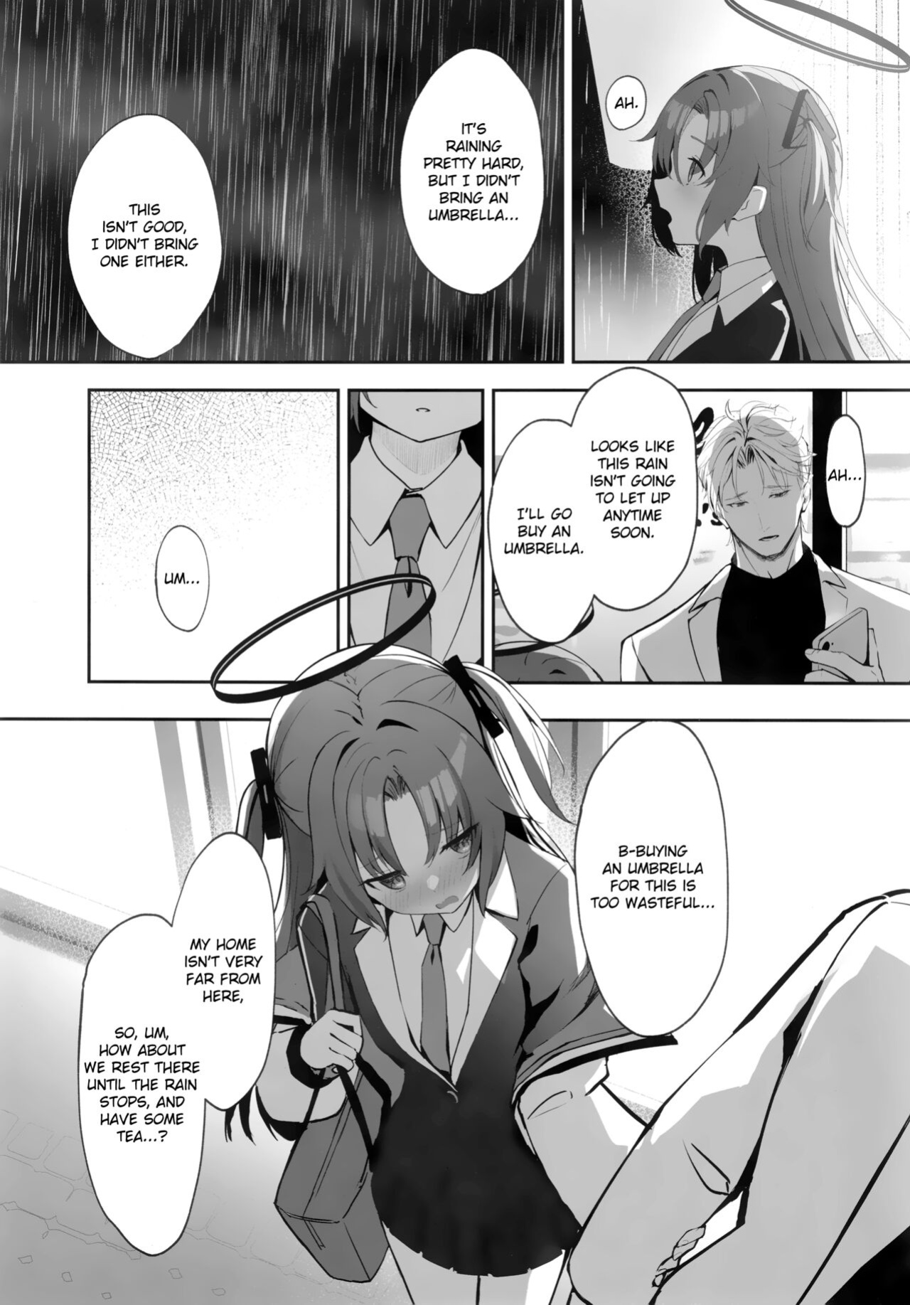 (C101) [HIGH:LAND (Takashima Shoa)] Ame to Shousou - rain and impatience (Blue Archive) [HerpaDerpMan]
