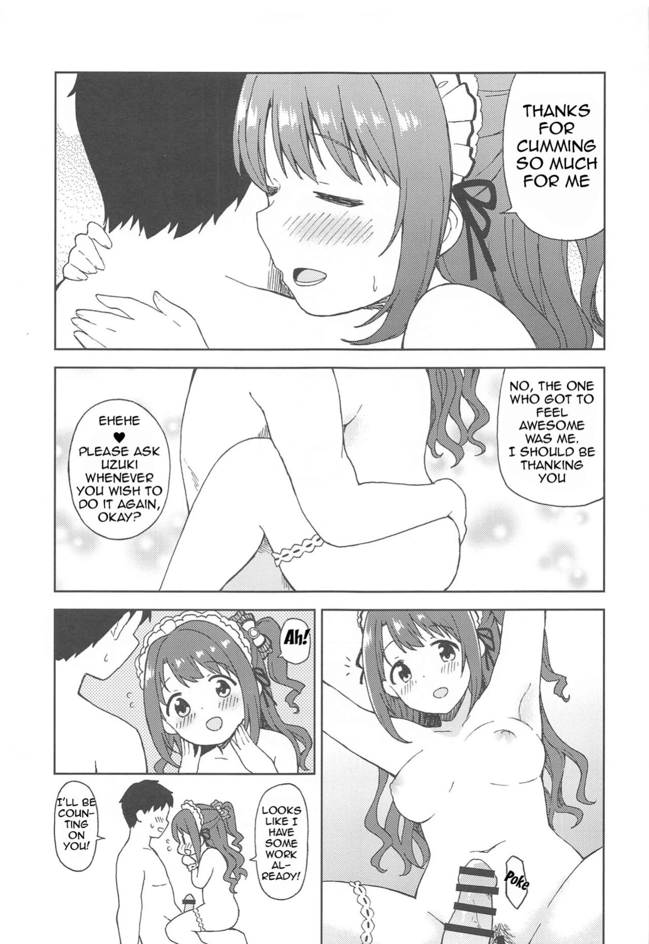 (Utahime Teien 24) [UTATANEYASHIKI (Decosuke)] Ecchi na Gohoushi Ganbarimasu! | Uzuki will do her best at lewd services! (THE IDOLM@STER CINDERELLA GIRLS) [Im Simon! 93.7]