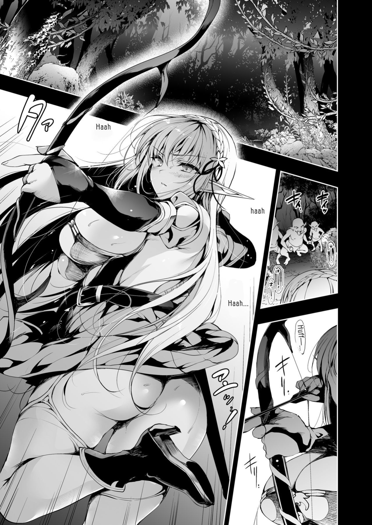 [Ninokoya (Ninoko)] Elf ni Inmon o Tsukeru Hon LEVEL:2 [Stressful Scans]
