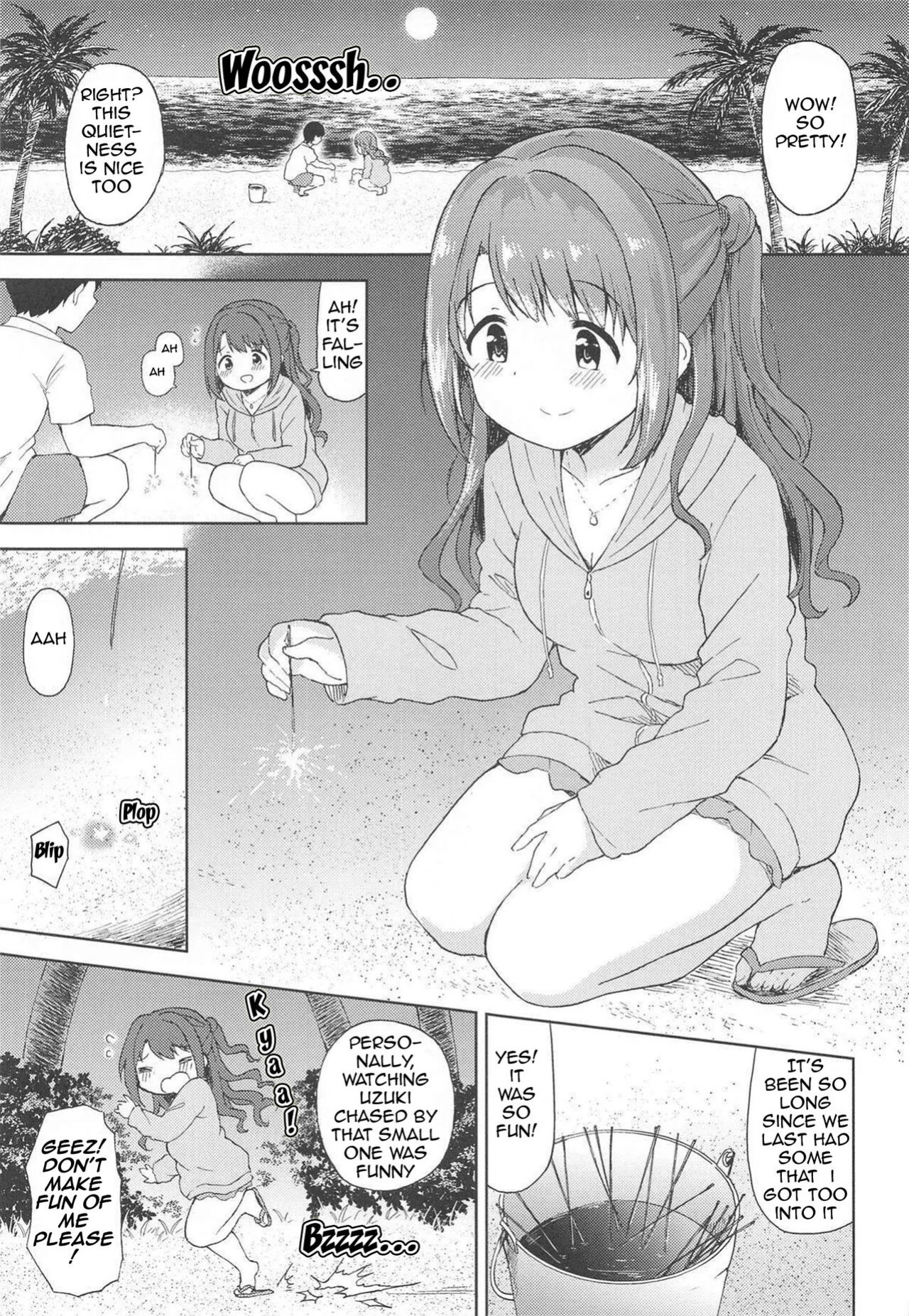(Cute Star Festiv@l 03) [UTATANEYASHIKI (Decosuke)] Uzuki to Yoru no Beach Sex | Night Sex Beach with Uzuki (THE IDOLM@STER CINDERELLA GIRLS) [Im Simon! 93.7]