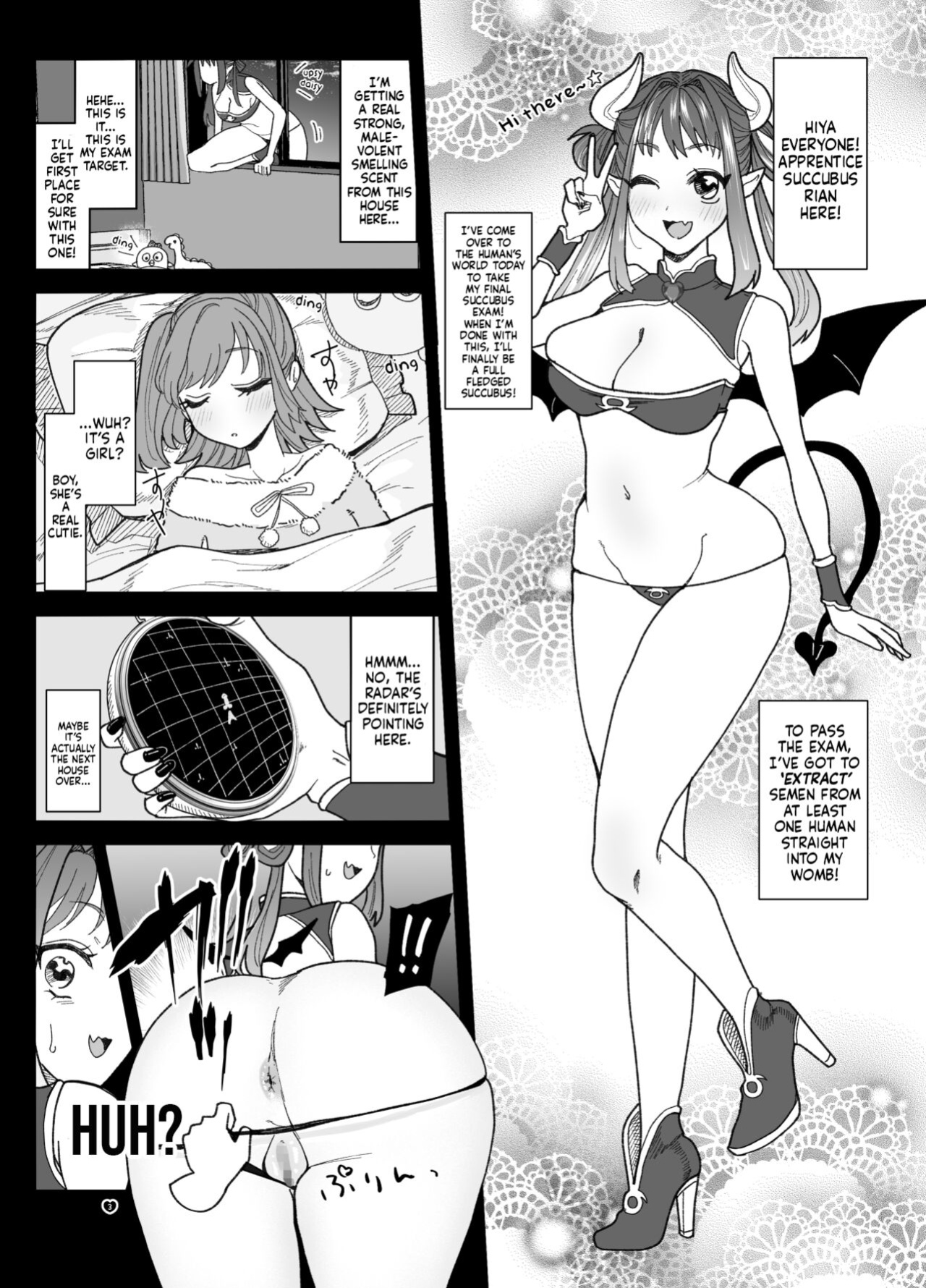 [ASK, (Serakichi.)] Shinjin Succubus wa Futanari Chinpo ni Daihaiboku | The Newbie Succubus Suffers A Crushing Defeat To A Futanari Dick [Mr_Person]
