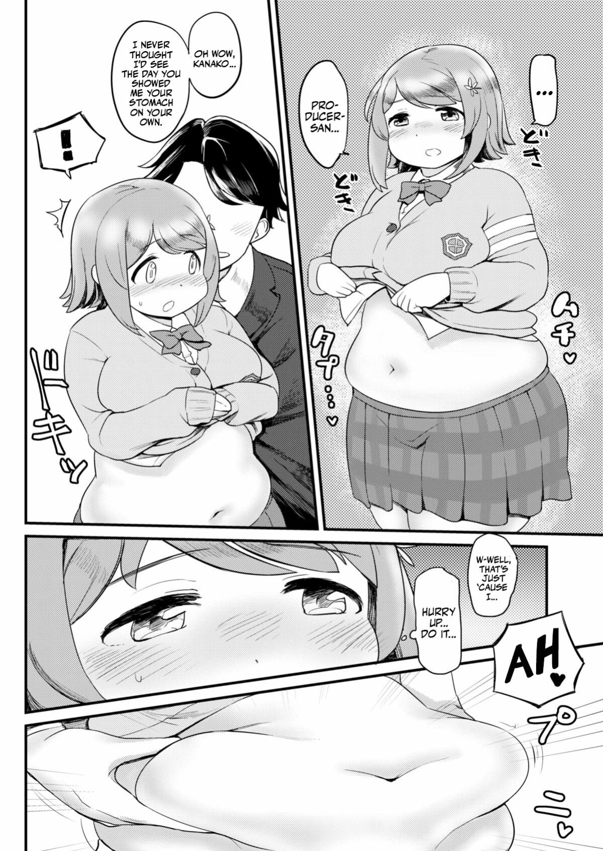 [Fusa Syobou (Fusa)] Kanako no Onaka. | Kanako's Belly. (THE IDOLM@STER CINDERELLA GIRLS) [Mr_Person]