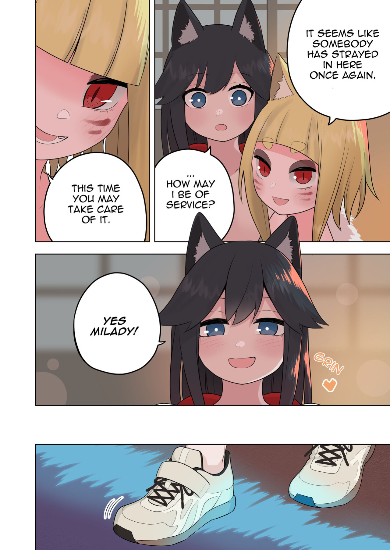 [Amuai Okashi Seisakusho (Ahoge Kinoko)] Inran Kitsune Musume no Kamikakushi [Quatloco]